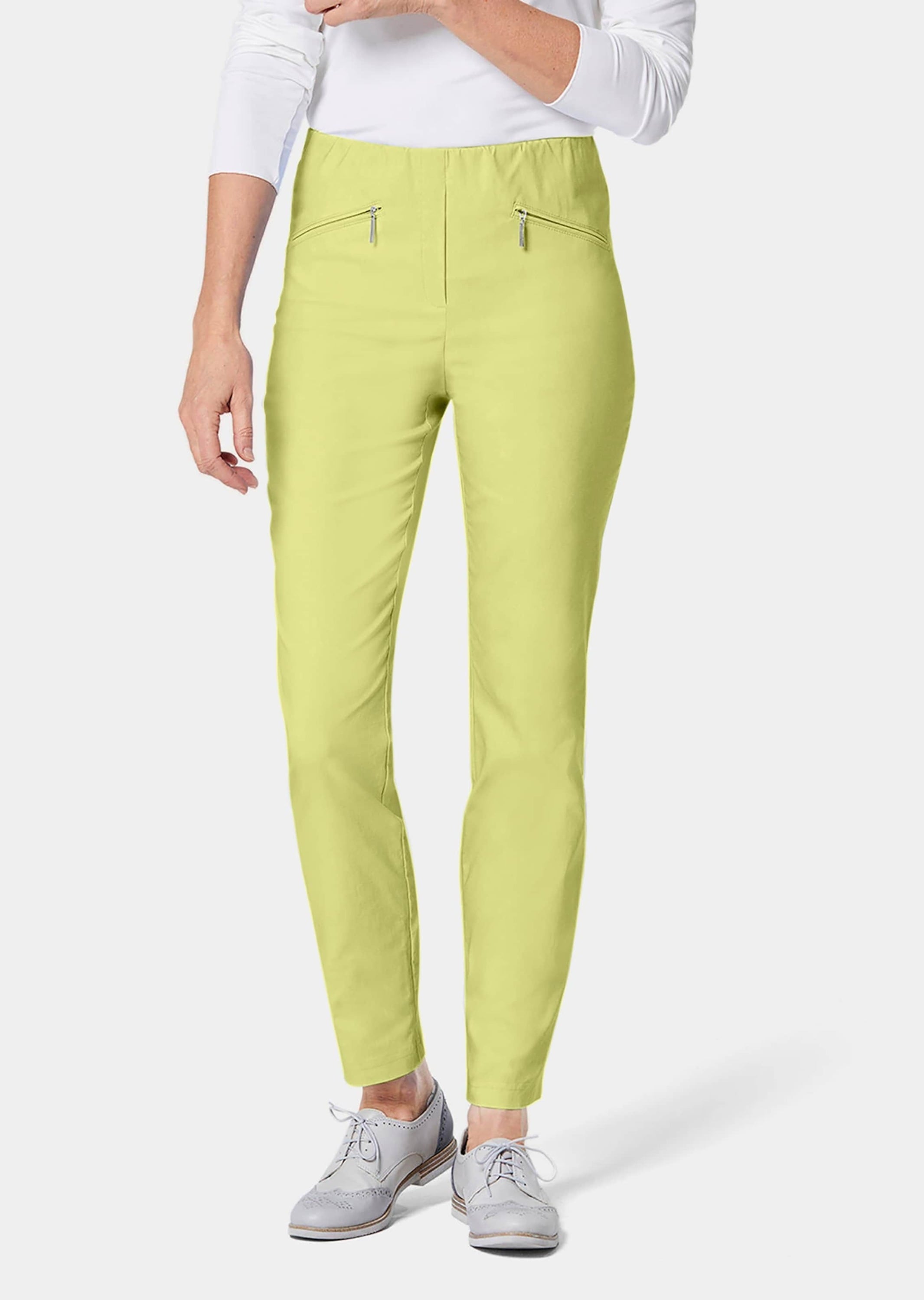 GOLDNER 2-in-1-Hose »Kurzgröße Schlupfhose LOUISA mit Steppnähten«