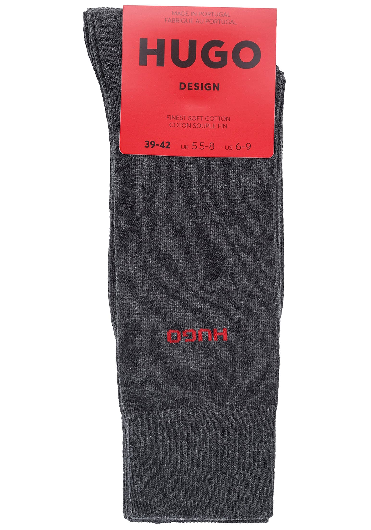 Thumbnail - HUGO Underwear Businesssocken "2P RS UNI CC", (Packung, 2 Paar, 2er Pack), mit kontrastfarbenem HUGO Logo-Schriftzug
