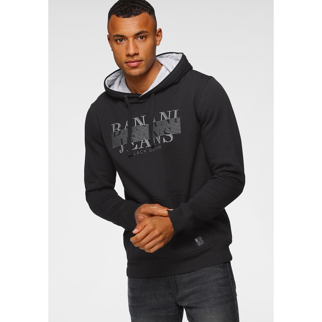 Bruno Banani Kapuzensweatshirt, mit Markenfrontprint