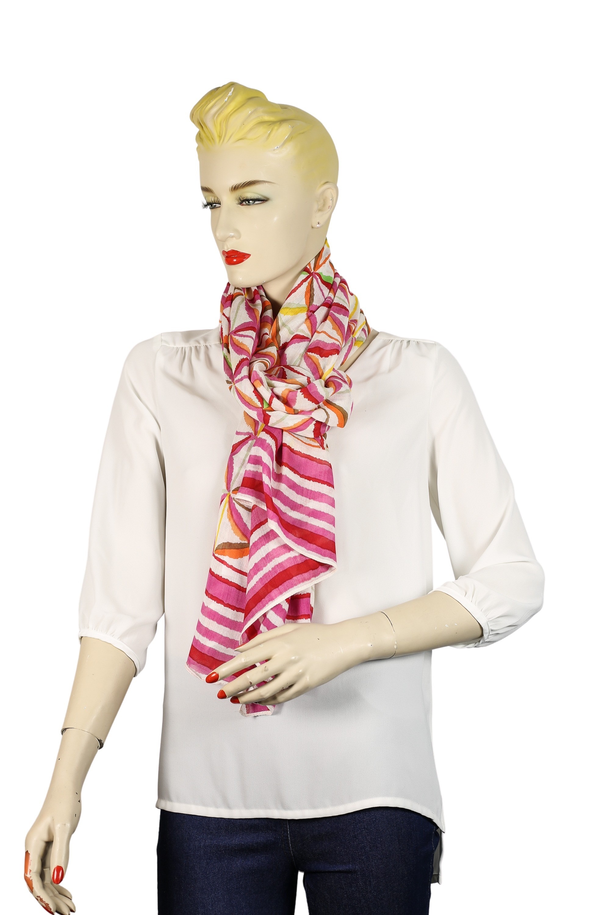 COLLEZIONE ALESSANDRO Modeschal »Mill« 1 Stk. aus reinem Naturmaterial