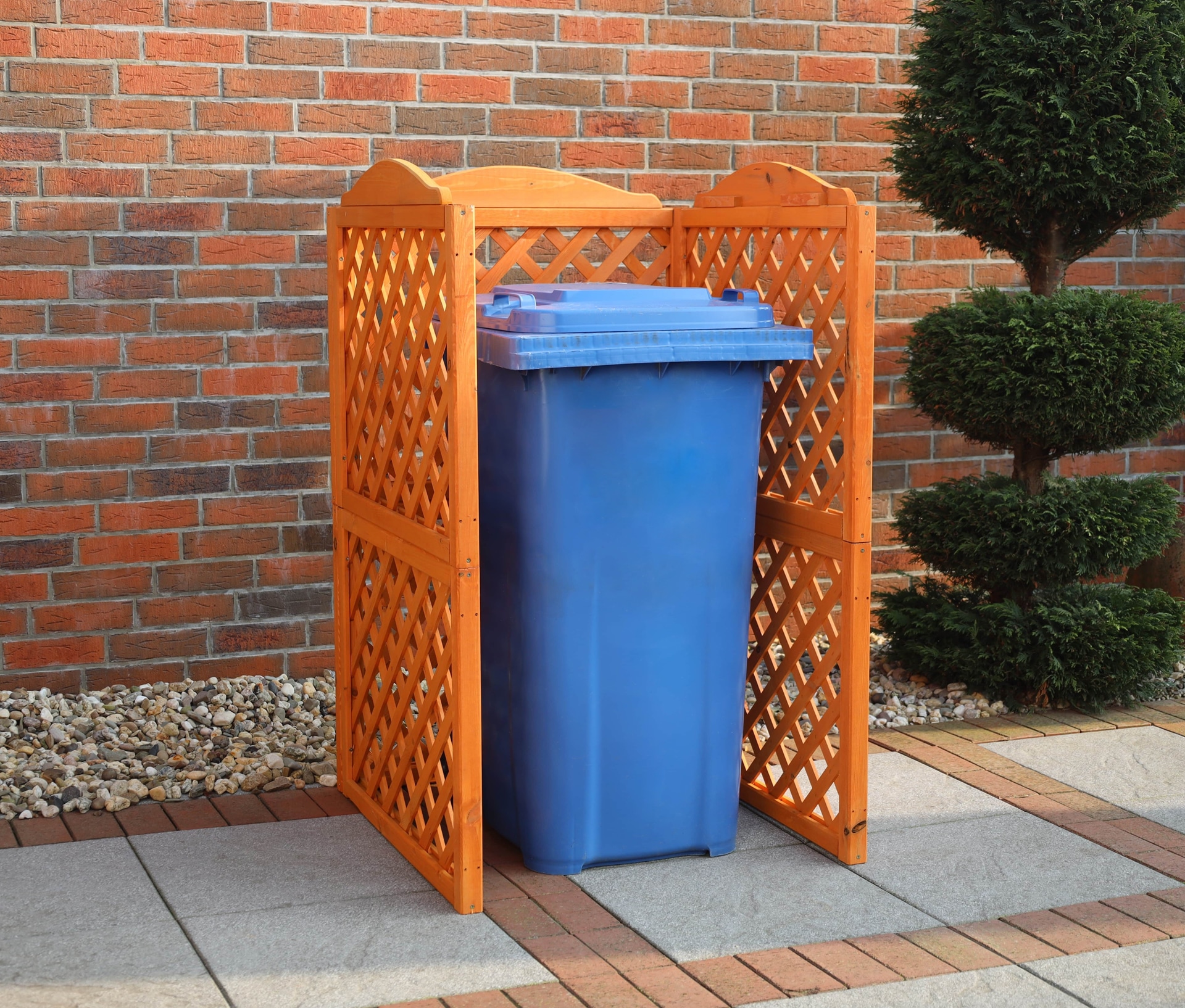 promadino Mülltonnenbox »Rex«, Abtrennung, für 1 x 240 l