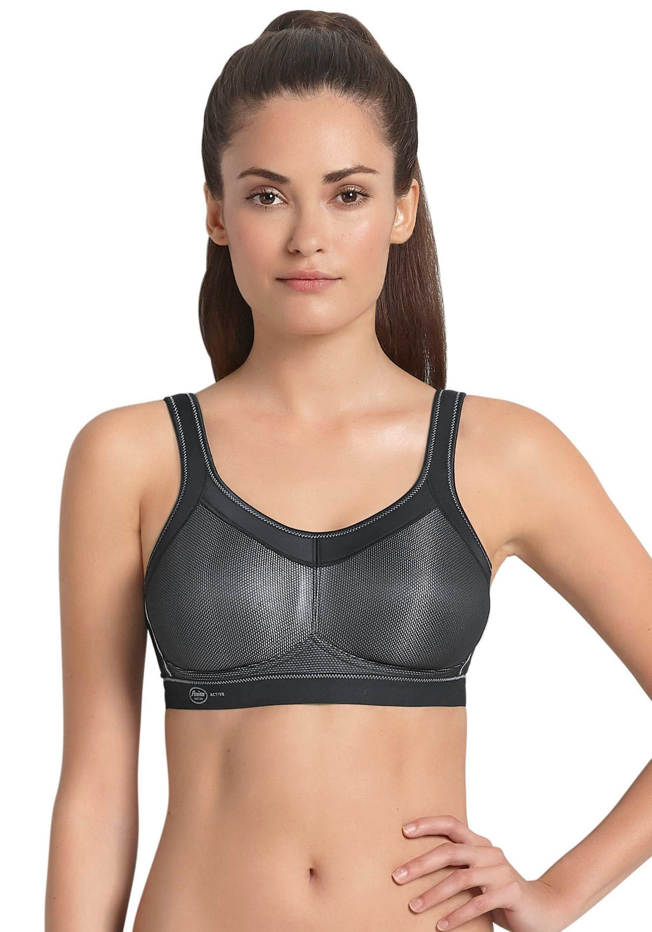 Anita Active Sport-BH "Momentum" ohne Bügel, elastisch, nahtlos, weich, gepolsterte Komfortträger