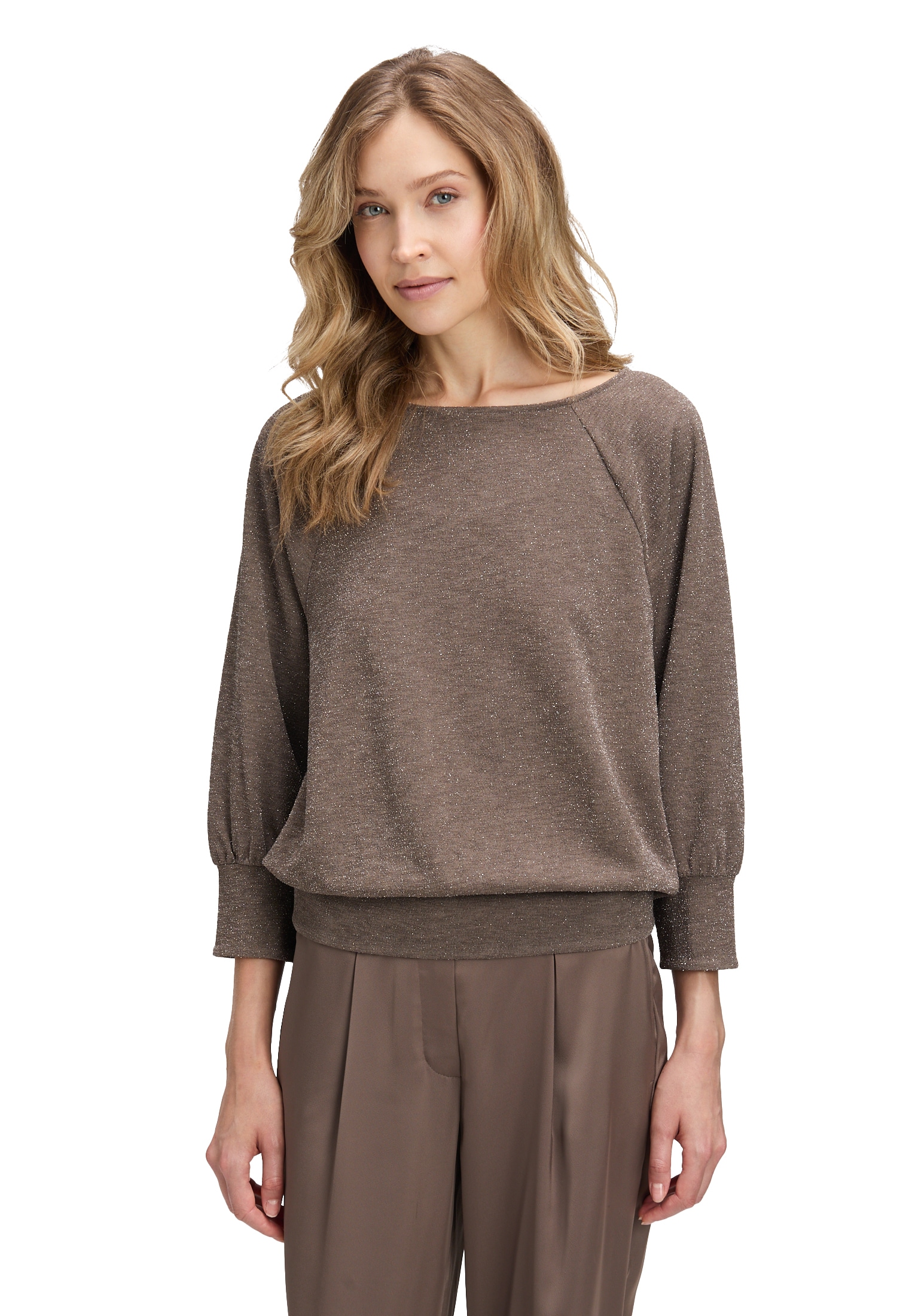 Betty Barclay 3/4-Arm-Shirt "Damen im Glitzer-Look", 1 Stk. günstig online kaufen