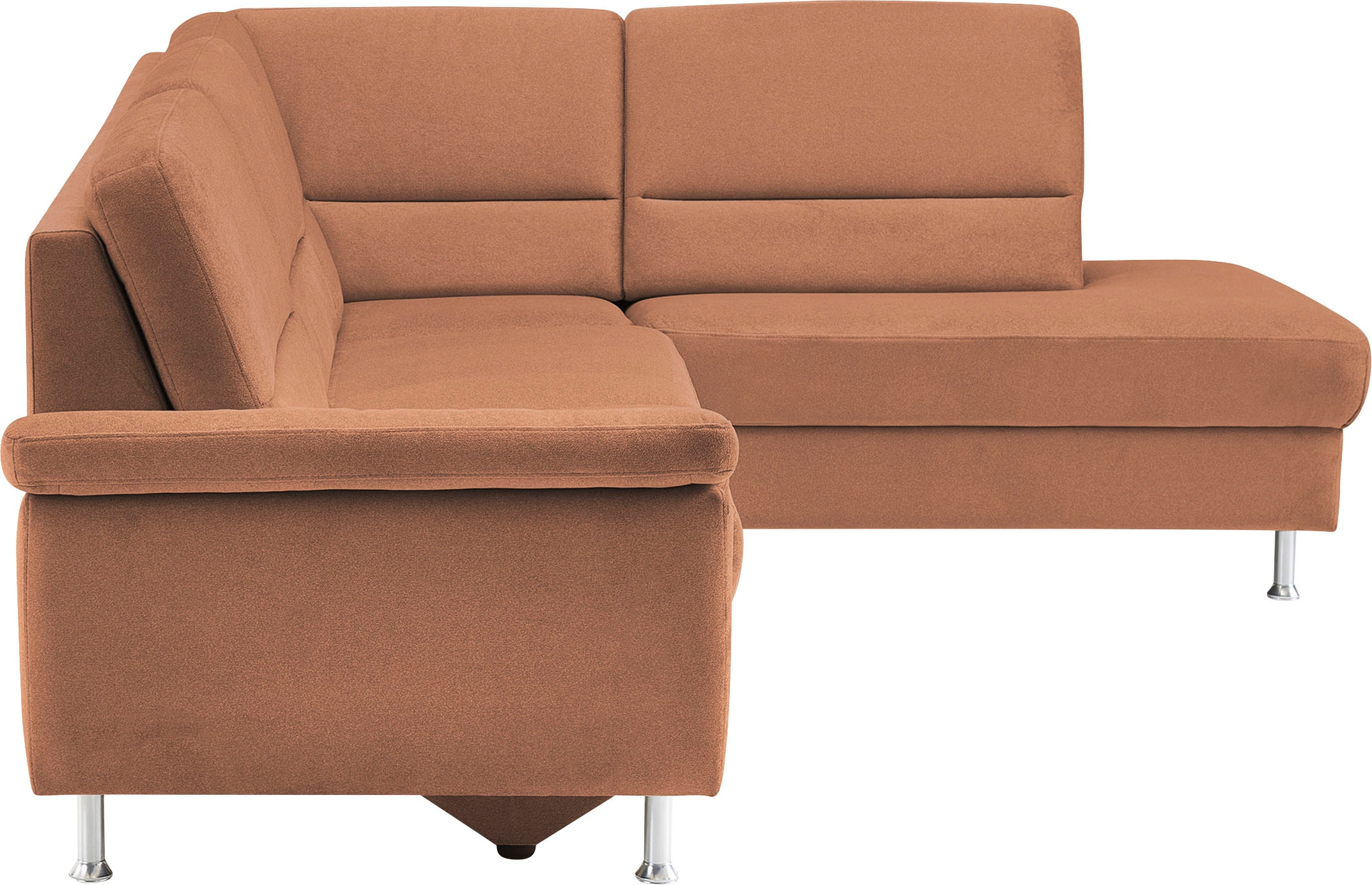 CALIZZA INTERIORS Ecksofa »Onyx L-Form«, Ottomane links oder rechts, wahlweise mit Bettfunktion, Breite 257 cm