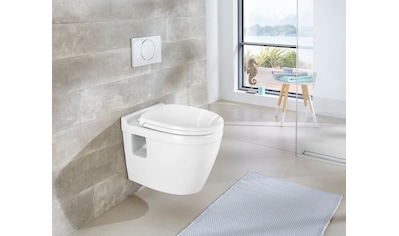 Tiefspül-WC »Dover«, (Set), spülrandlose Toilette aus hochwertiger Sanitärkeramik,...