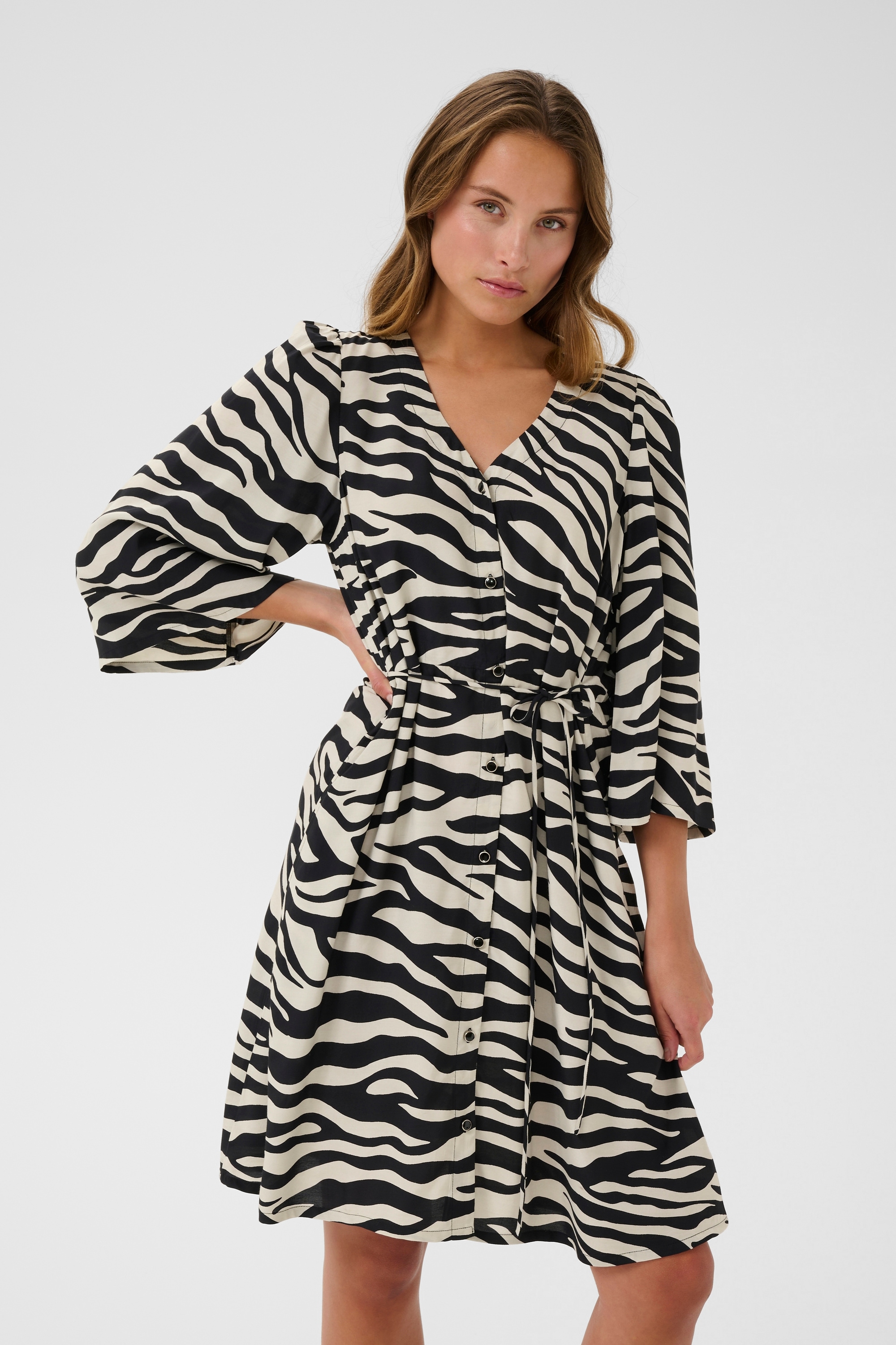 KAFFE Midikleid »Damen Kleid KApedra«