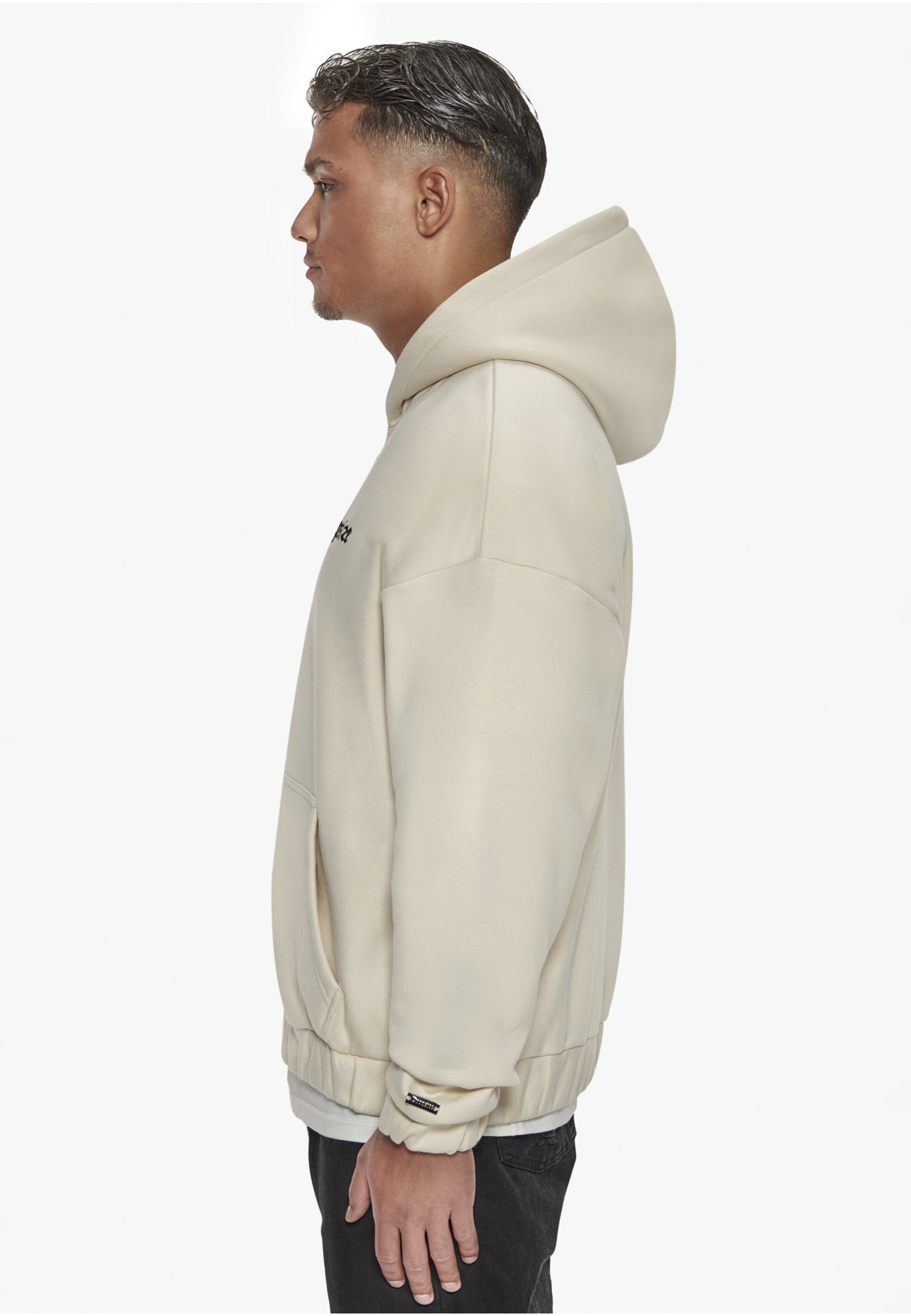 Dropsize Kapuzensweatshirt »Dropsize Herren Super Heavy Oversize Blank Zip Hoodie«, 1
