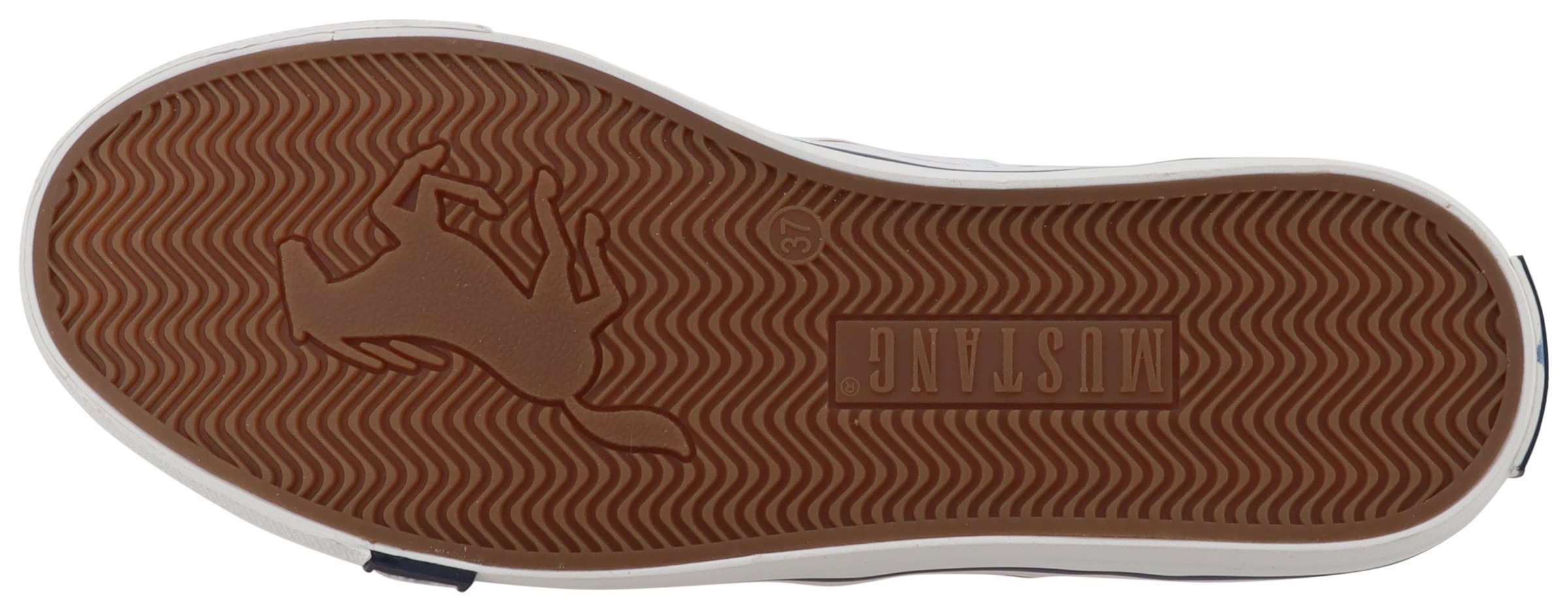 Sneaker MUSTANG SHOES "Mustang Shoes Sneaker Textil", Herren, Gr. 39, weiß, Textil, Schuhe Sneaker 2