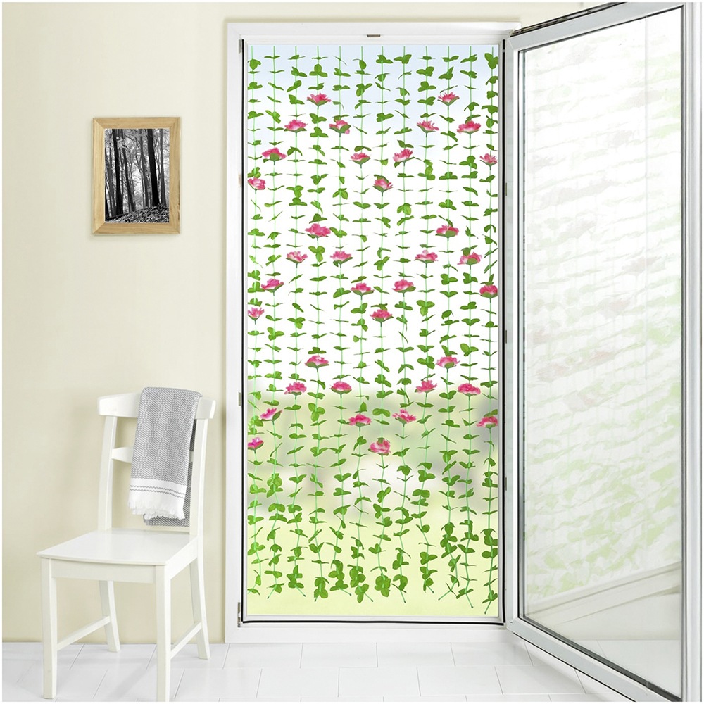 Maximex Türvorhang "Rosen" Klettband 1 Stk. tlg. Blättervorhang für Balkon günstig online kaufen