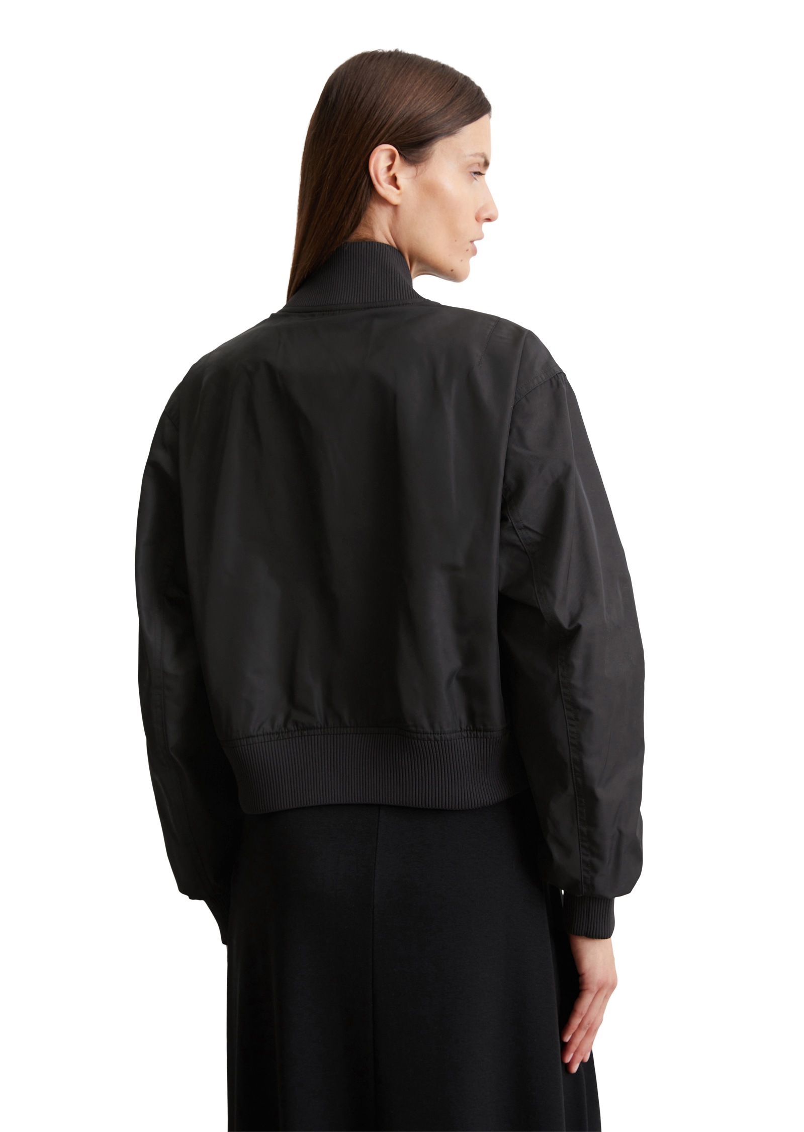 Marc OPolo Blouson, im Pilotenstil, verkürzte Form, mit mattem Glanz und so günstig online kaufen