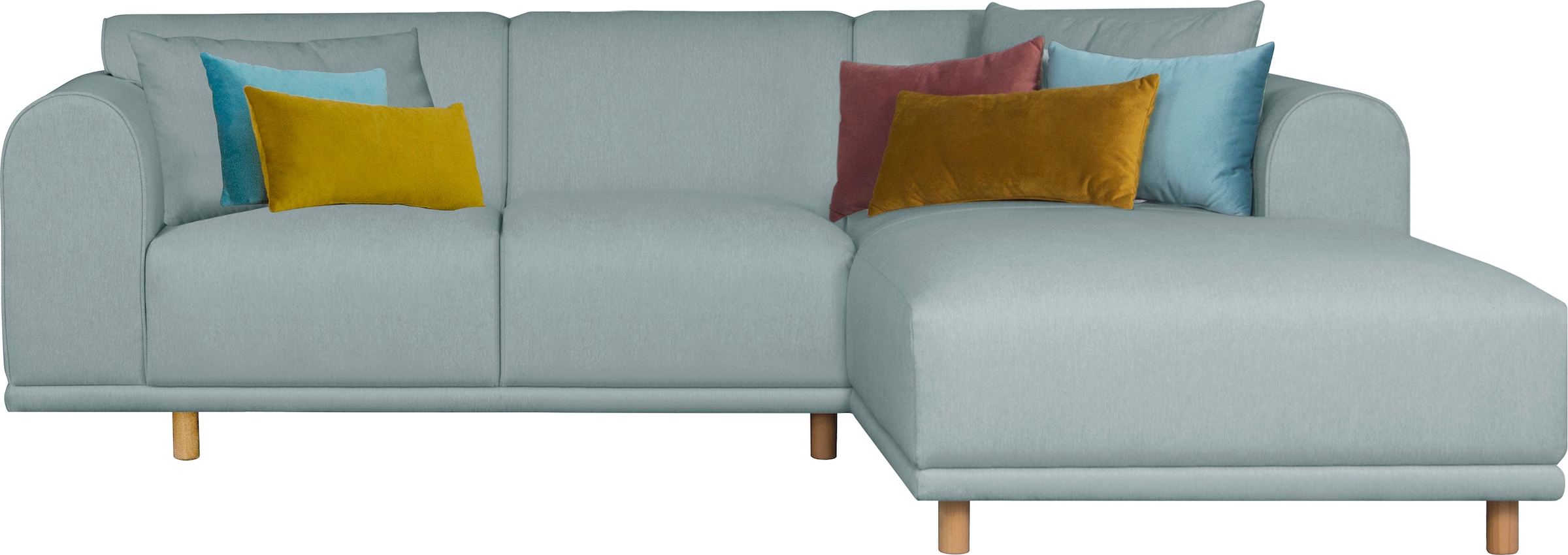 OTTO home Ecksofa "Maroon L-Form" in skandinavischem Design, mit losen Kiss günstig online kaufen
