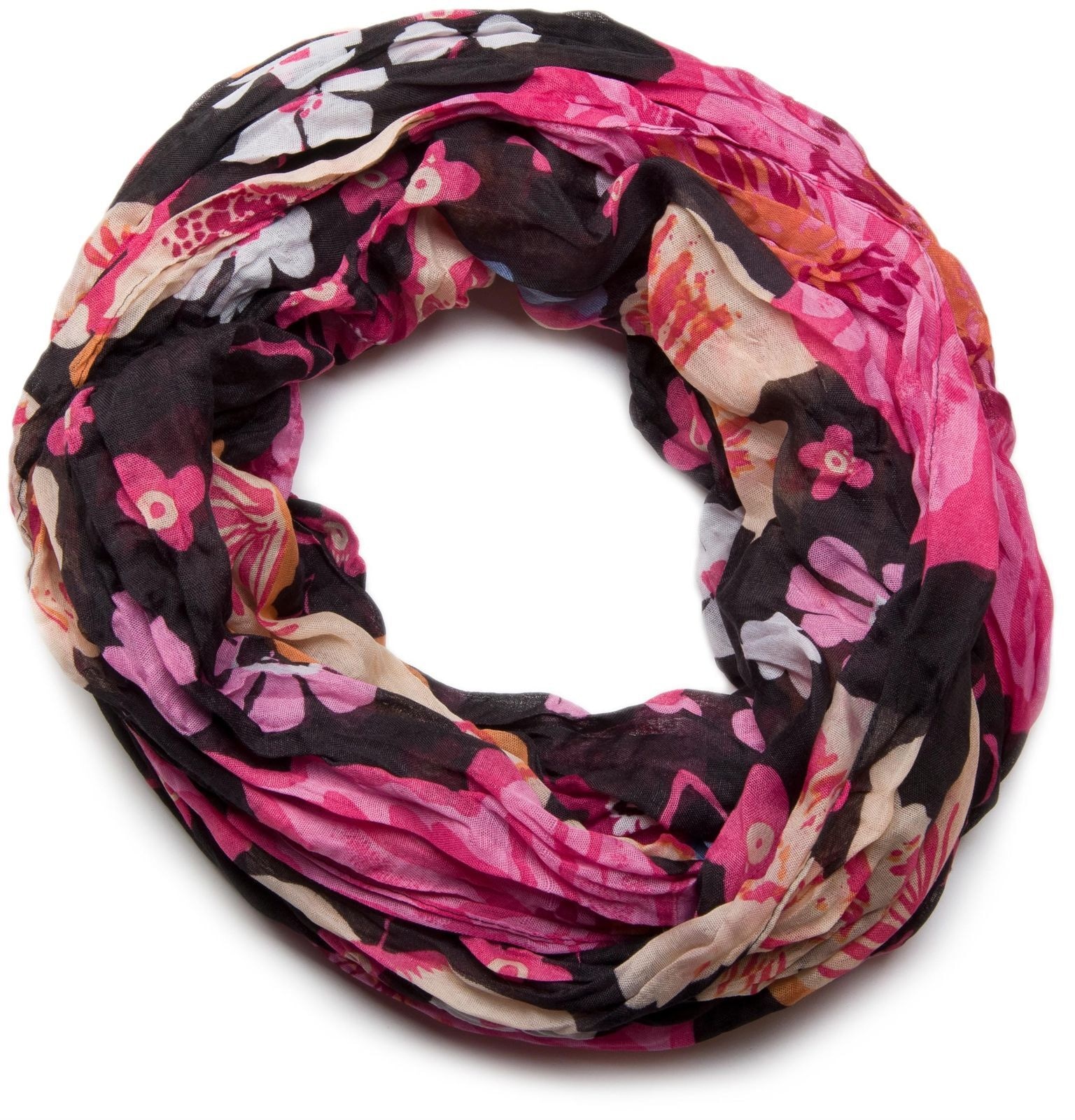 styleBREAKER Loop "Loop mit Blumen Allover Print" 1 Stk. günstig online kaufen