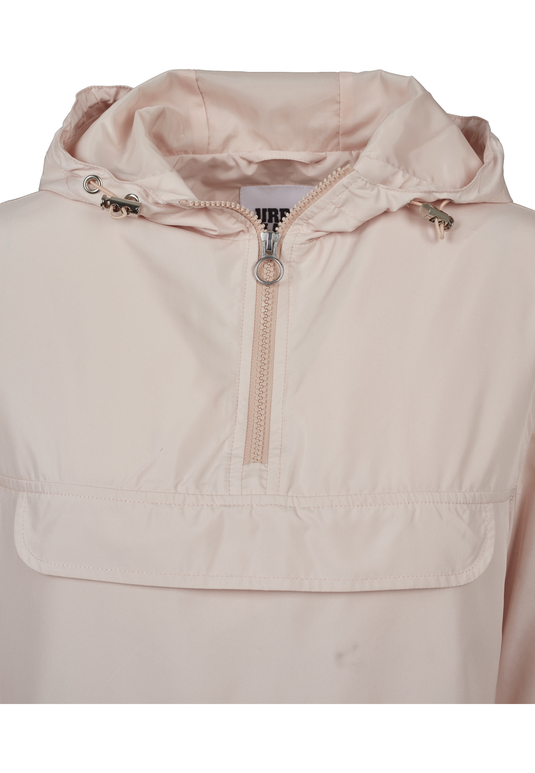 URBAN CLASSICS Langmantel »Urban Classics Damen Ladies Basic Pull Over Jacket«
