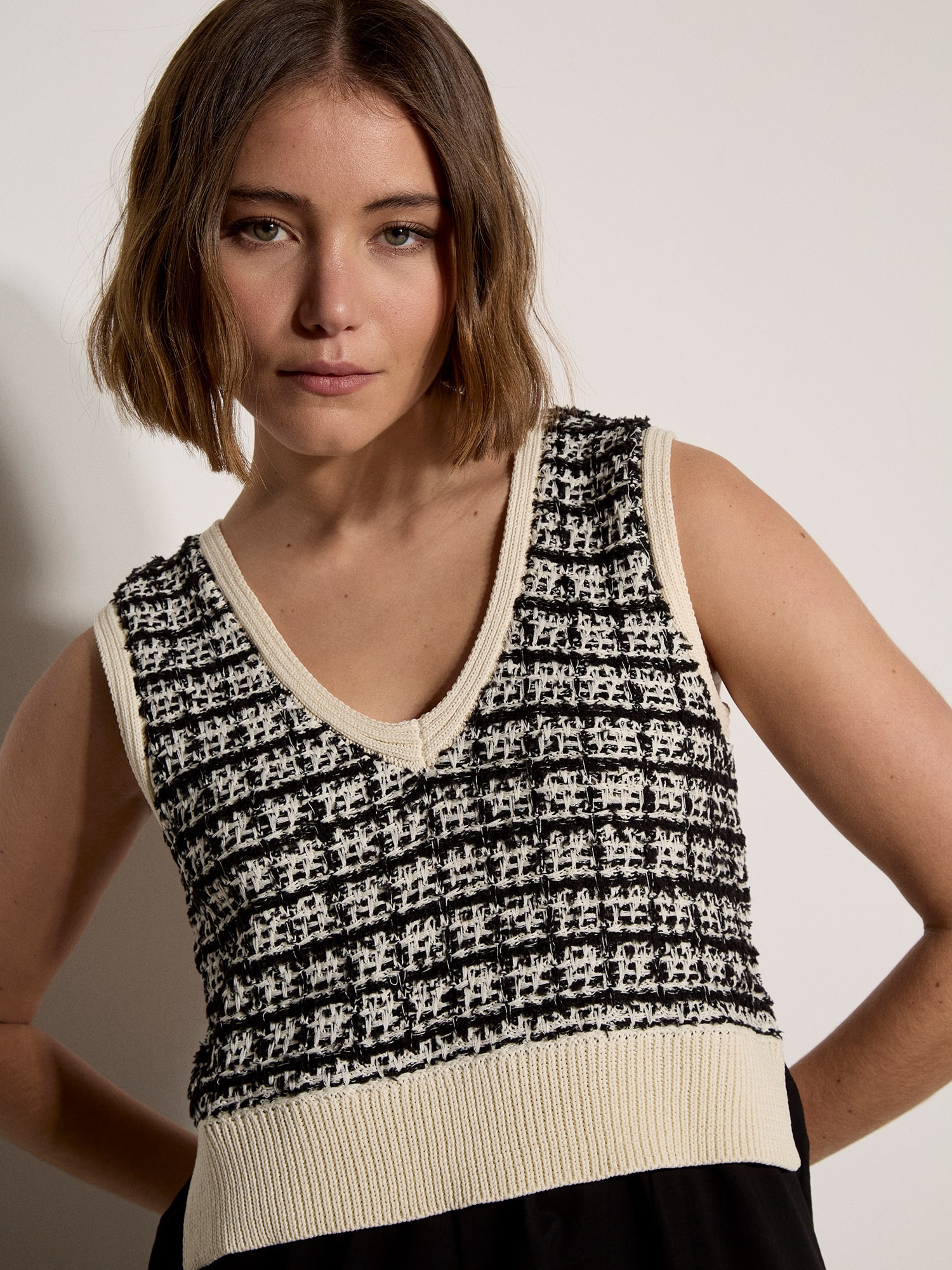 Apricot Midikleid »Tanktop-Midi-Kleid in Lagenoptik« mit gerippten Details
