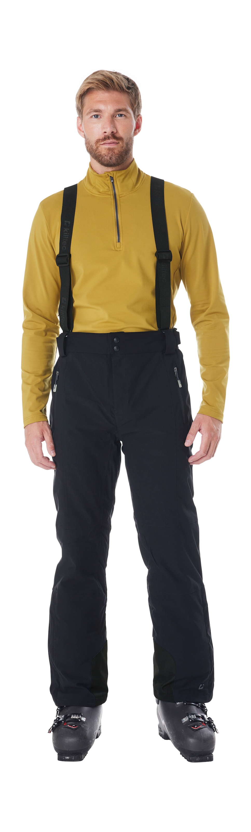 Killtec Skihose "Enosh" Wasser- und winddicht, atmungsaktiv, verstellbare Taille, Kantenschutz