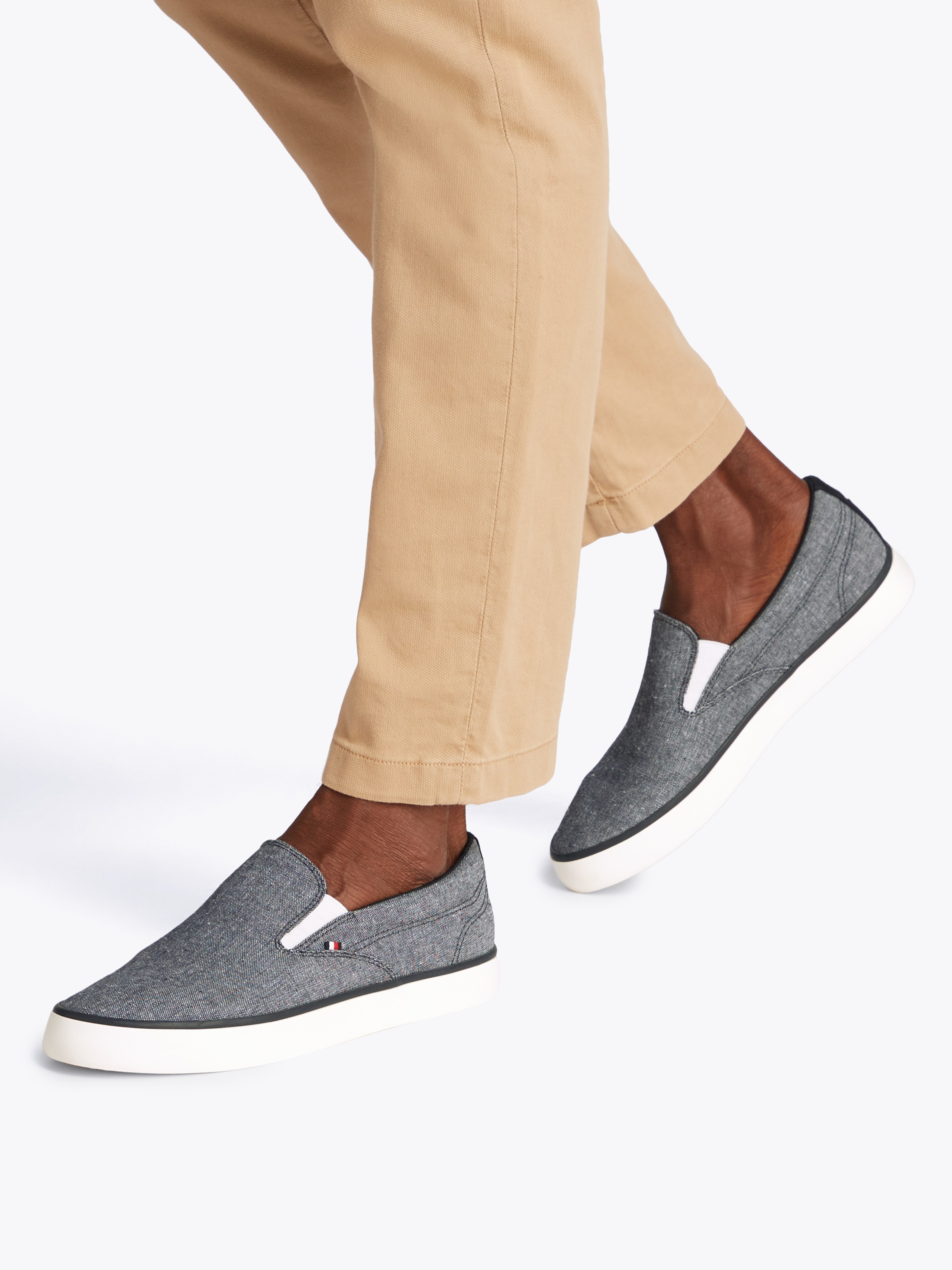 Tommy Hilfiger "TH HI VULC LOW SLIP ON CH", Freizeitschuh, Schlupfschuh, Ha günstig online kaufen