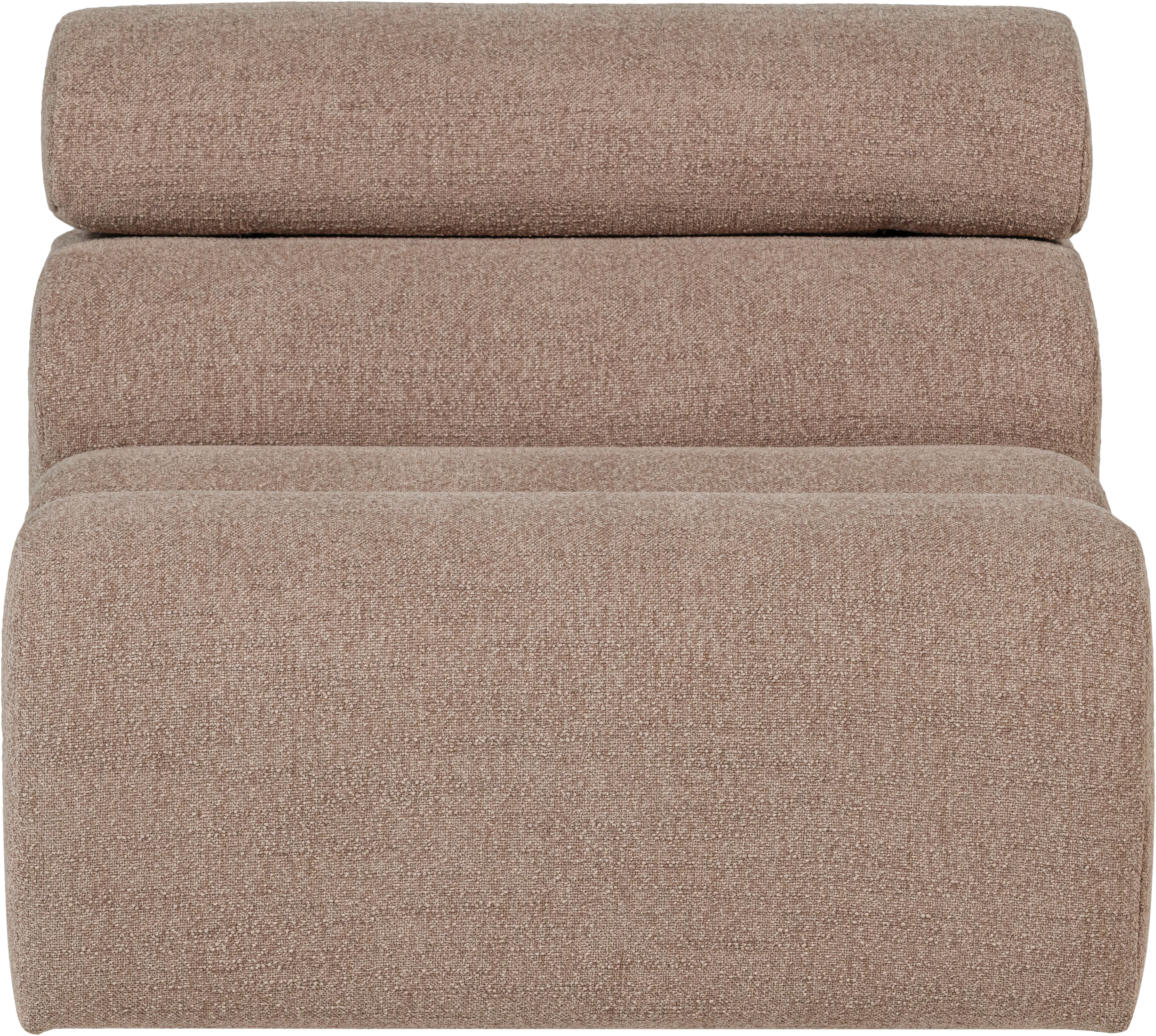 WOOOD Sofa-Mittelelement "Novi Bezug mit verstellbarer Nackenstütze B 82 x T 113 x H 86 cm" Tragkraft 120 kg, Maximale Verschleißfestigkeit