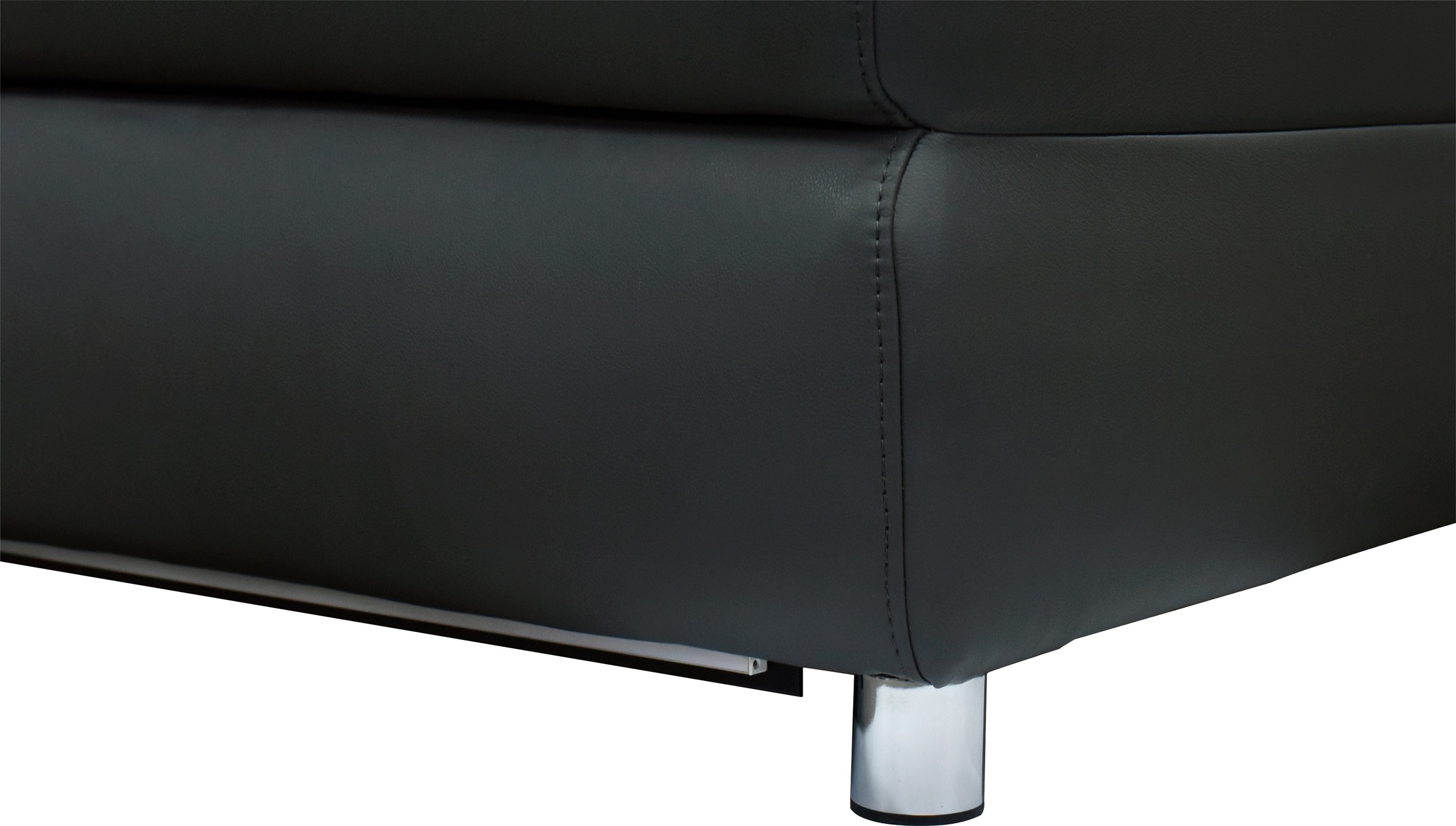 Places of Style 3-Sitzer »Pareli 229cm, manuelle u. elektr. Relaxfunktion in 2 Sitzen«, USB, KT-Verstellung, LED Beleuchtung, in Echtleder, Kunstleder, Web