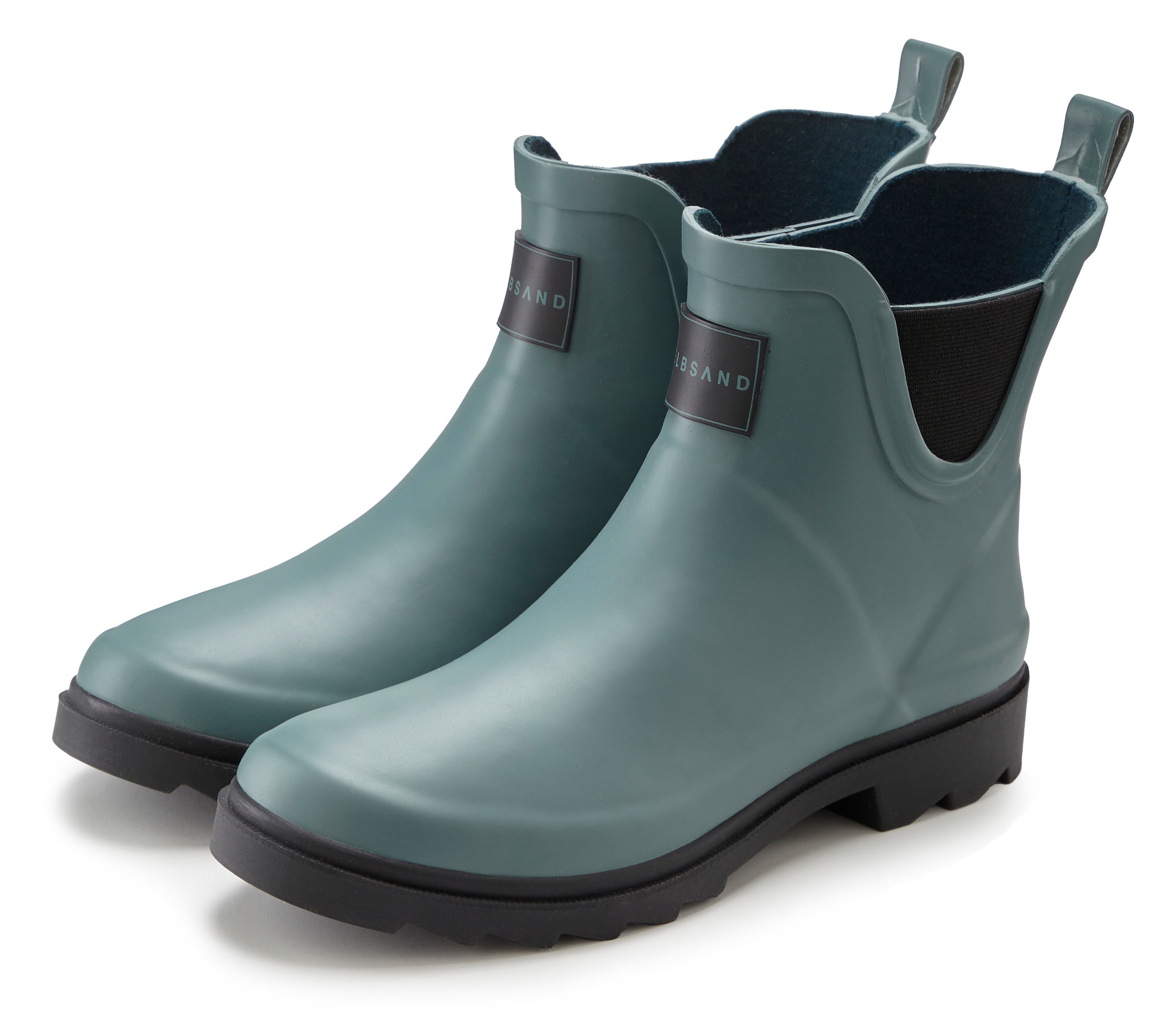 Gummistiefelette ELBSAND "Boots, Gummistiefel, Schlupfstiefel", Damen, Gr. 42, blau (petrol), Obermaterial: 100% Synthetik. Decksohle: 100% Textilmaterial. Futter: 100% Textilmaterial. Laufsohle: 100% Synthetik, unifarben, Schuhe, aus wasserdichtem Materi