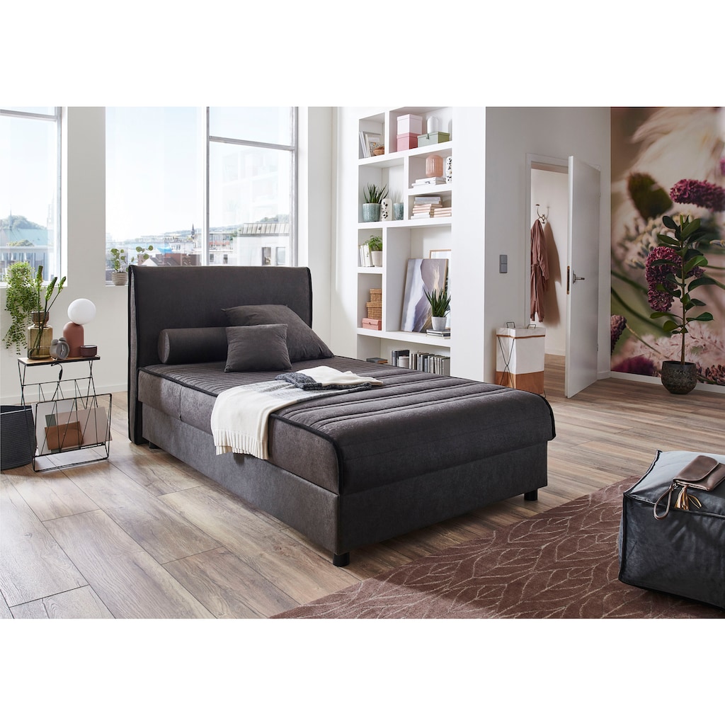 ATLANTIC home collection Boxbett »Sababa«, mit Bettkasten und Zierkissen, multifunktional