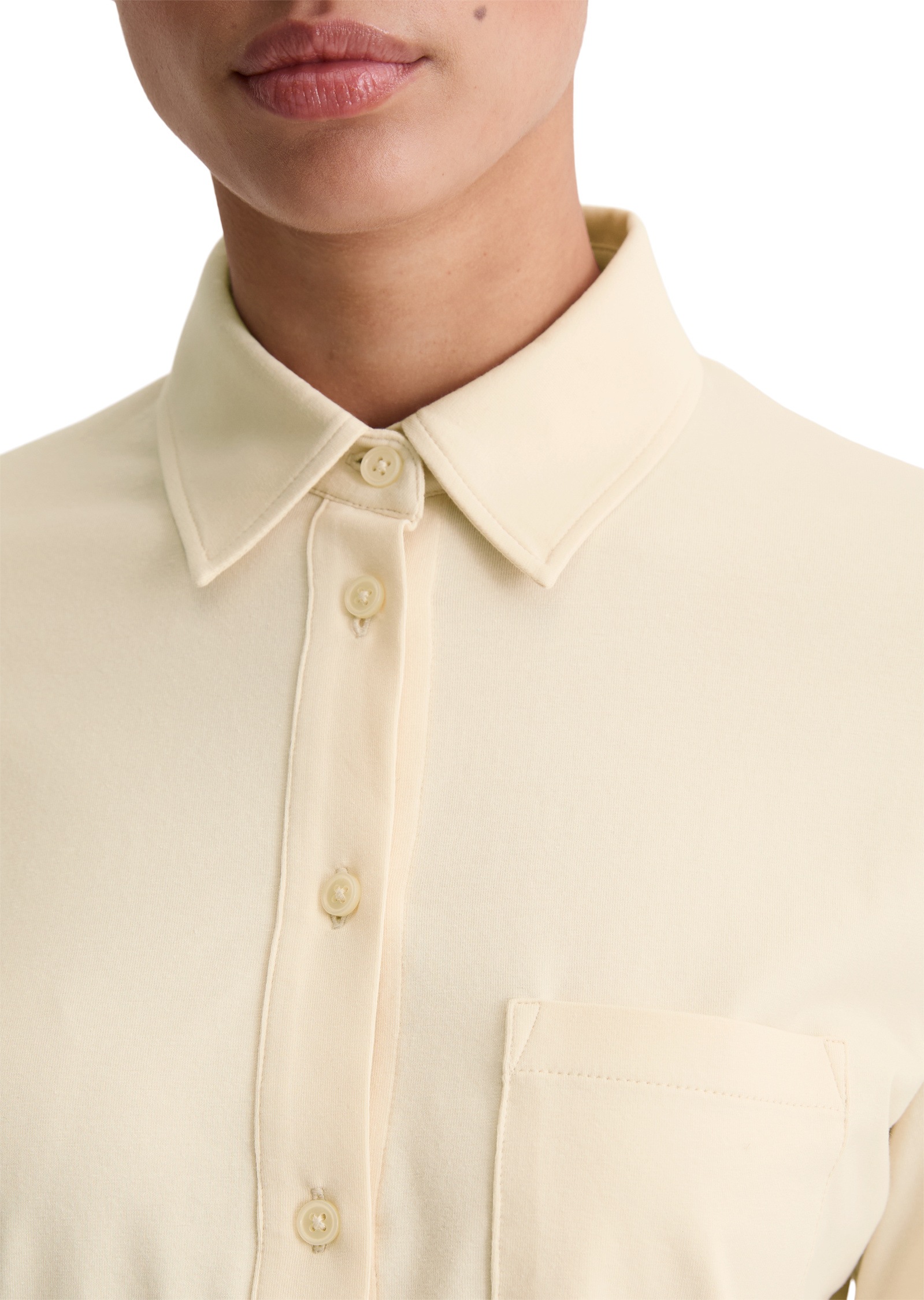Marc O'Polo Langarmbluse Raw Cream L 3