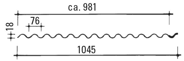 Tetzner & Jentzsch Doppelstegplatte »TEJEMACRO 2.8 Welle-Wabe klar«, (Set), inkl. Profile und Schrauben, hagelsicher bis 40 mm Ø