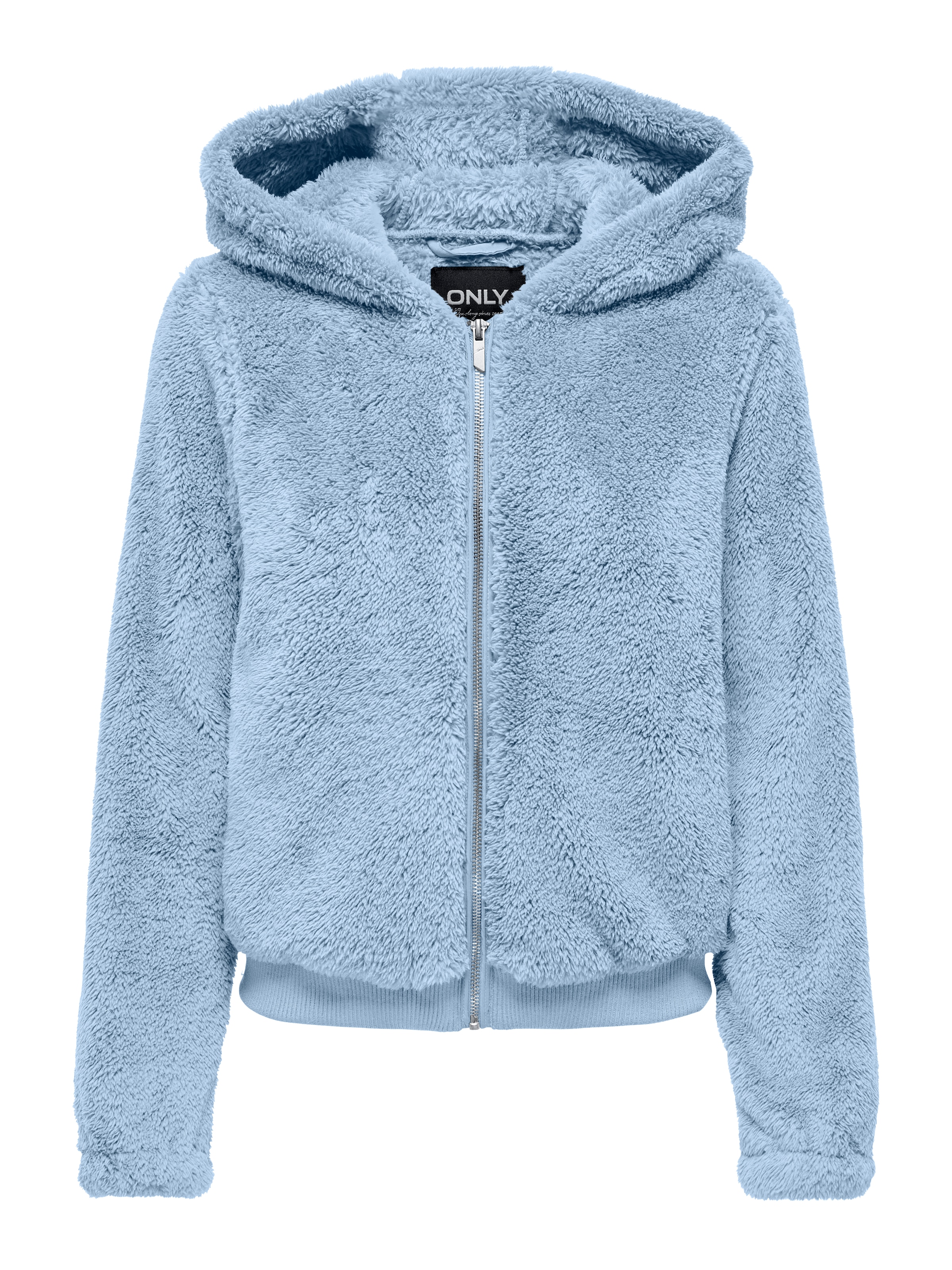 ONLY Kapuzenplüschjacke "ONLNEWANNA CONTACT SHERPA JKT OTW NOOS" mit Kapuze günstig online kaufen