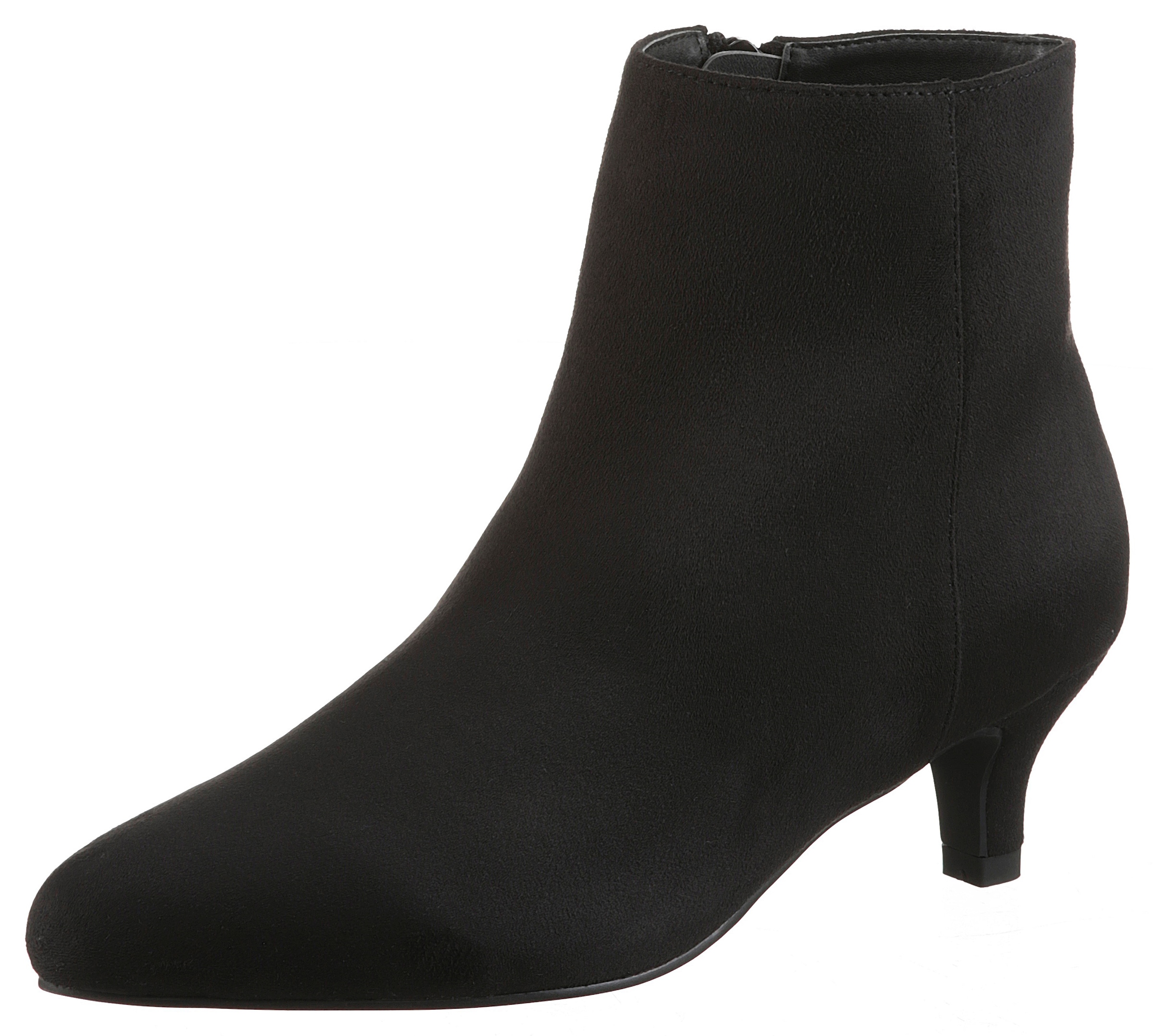 Aniston SHOES Stiefelette, Reißverschluss-Ankelboots, Trichterabsatz - NEUE KOLLEKTION