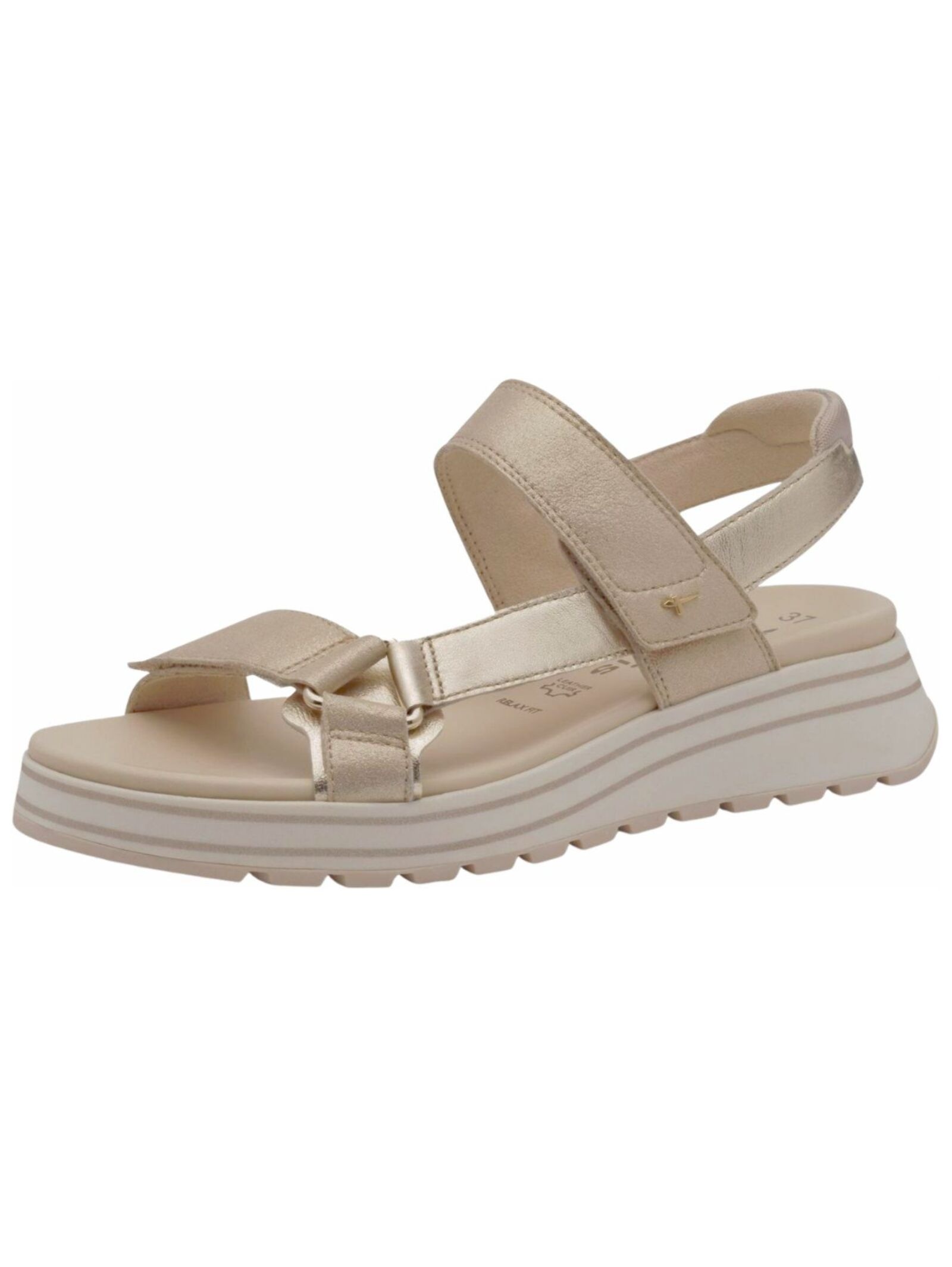 Tamaris Riemchensandale "Tamaris Sandalen Leder" günstig online kaufen