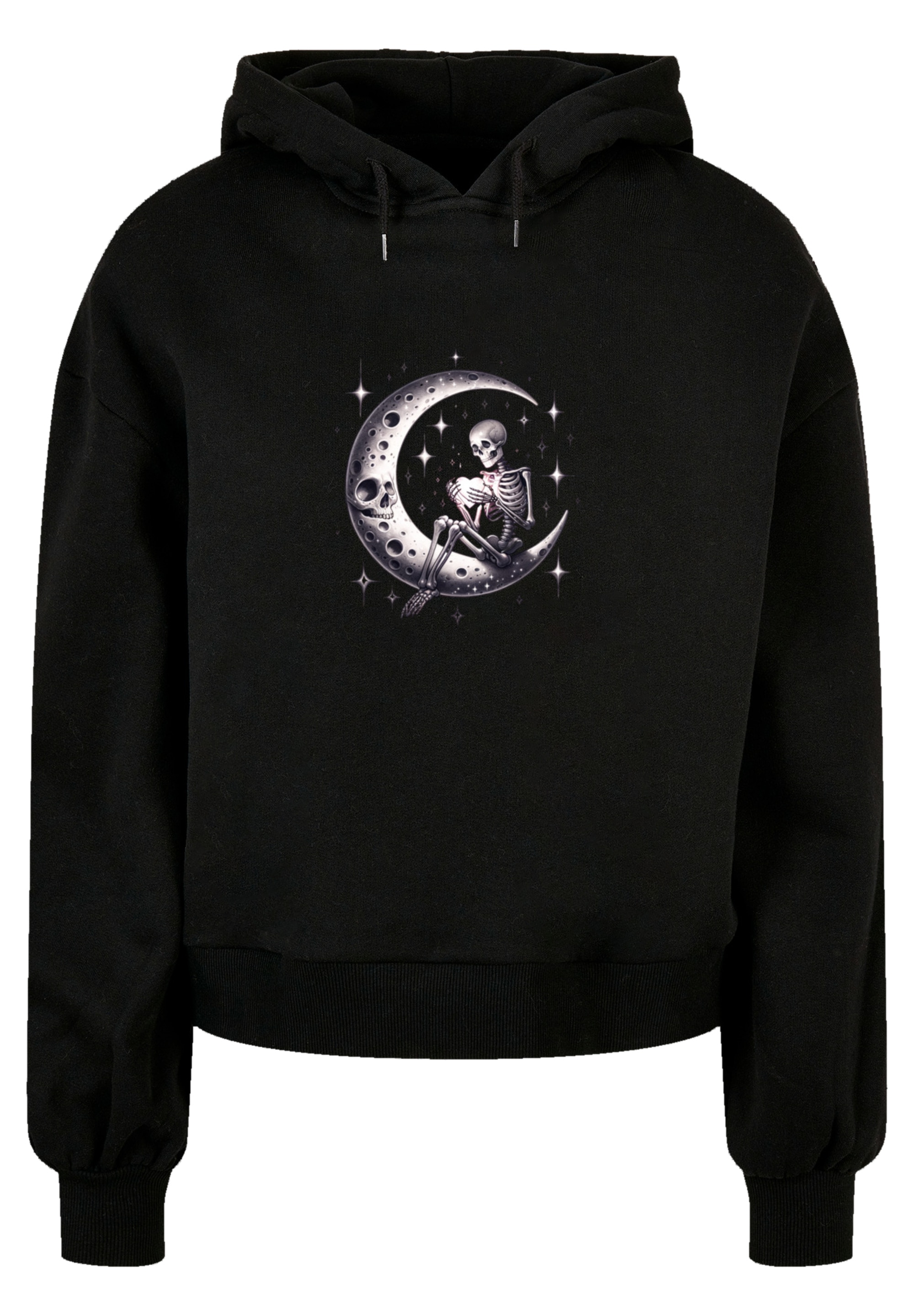 F4NT4STIC Sweatshirt »Gothic Valentinstag Skelett Mond«, Premium Qualität