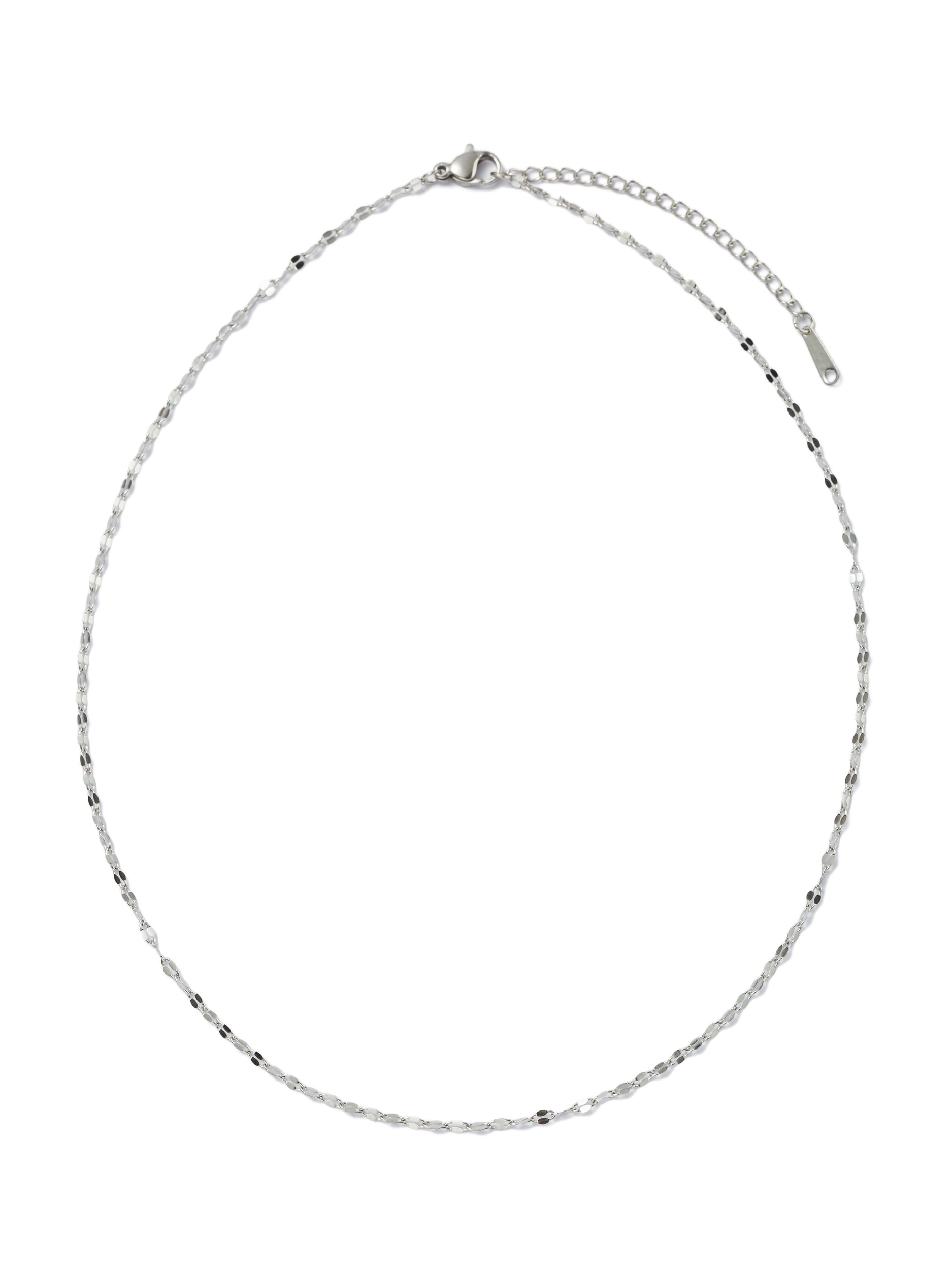 Aniston JEWELRY & WATCHES Kette ohne Anhänger »Schmuck Geschenk Edelstahl Halsschmuck Halskette Plättchen« Made in Germany
