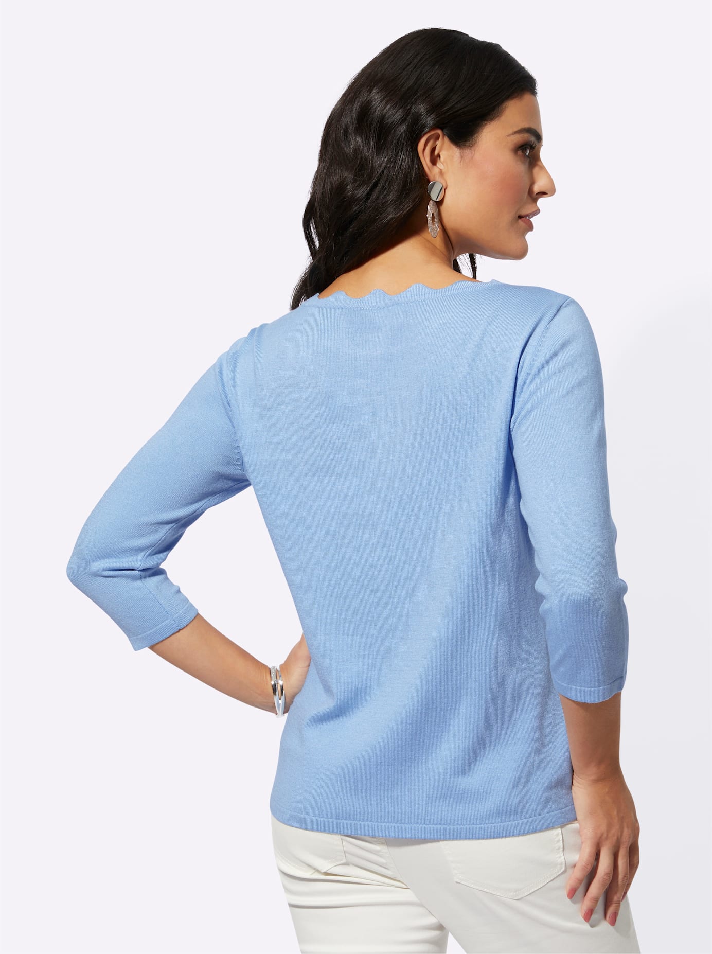 Thumbnail - creation L 3/4 Arm-Pullover "Feinstrickpullover"