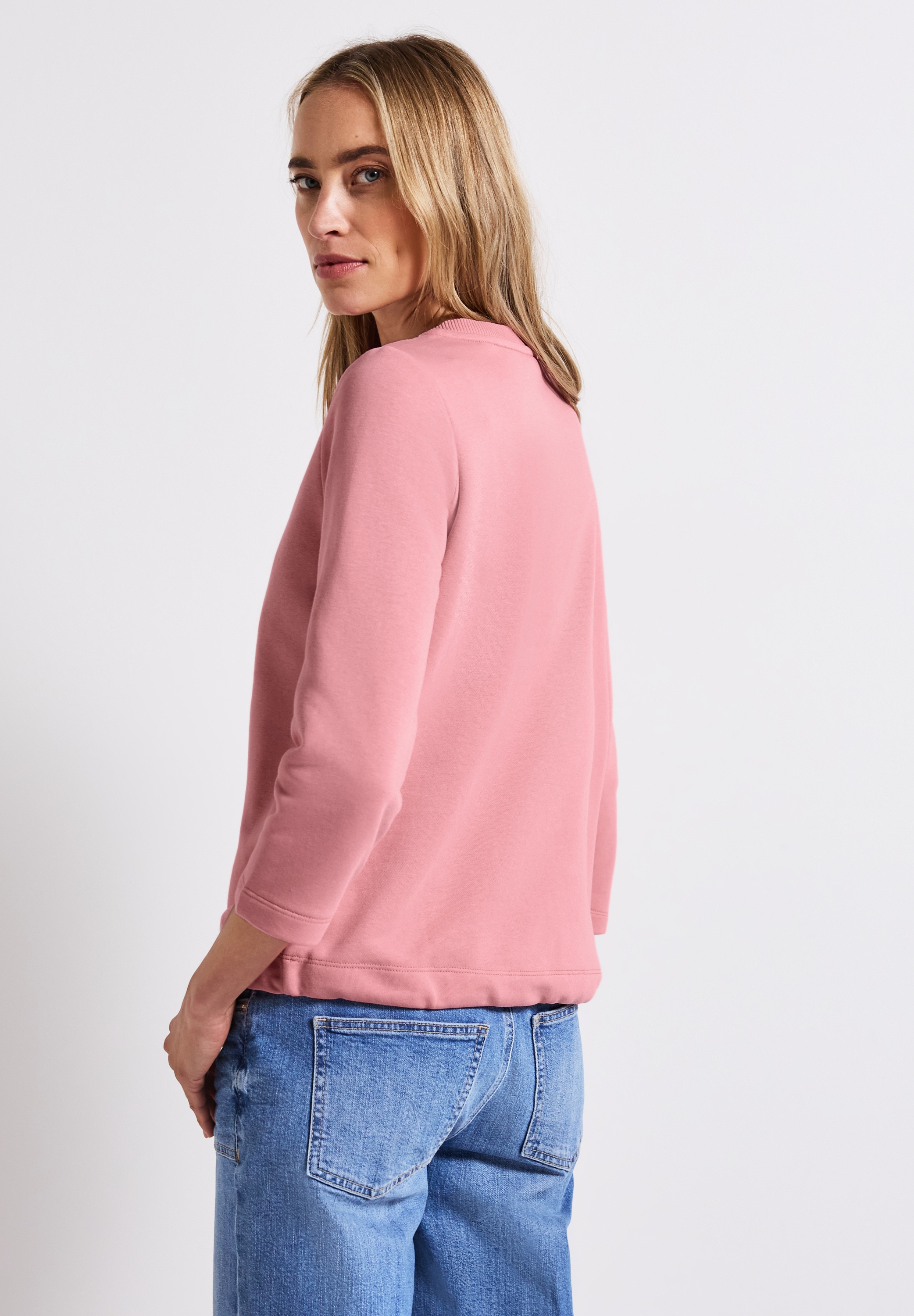 STREET ONE Sweatshirt, mit elastischem Materialmix