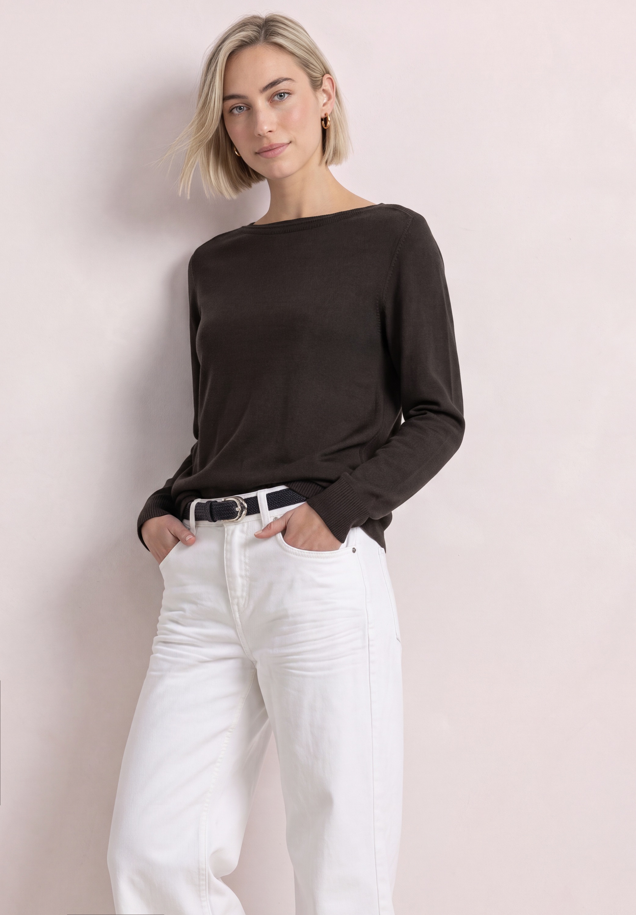STREET ONE Strickpullover im soften Baumwoll-Mix