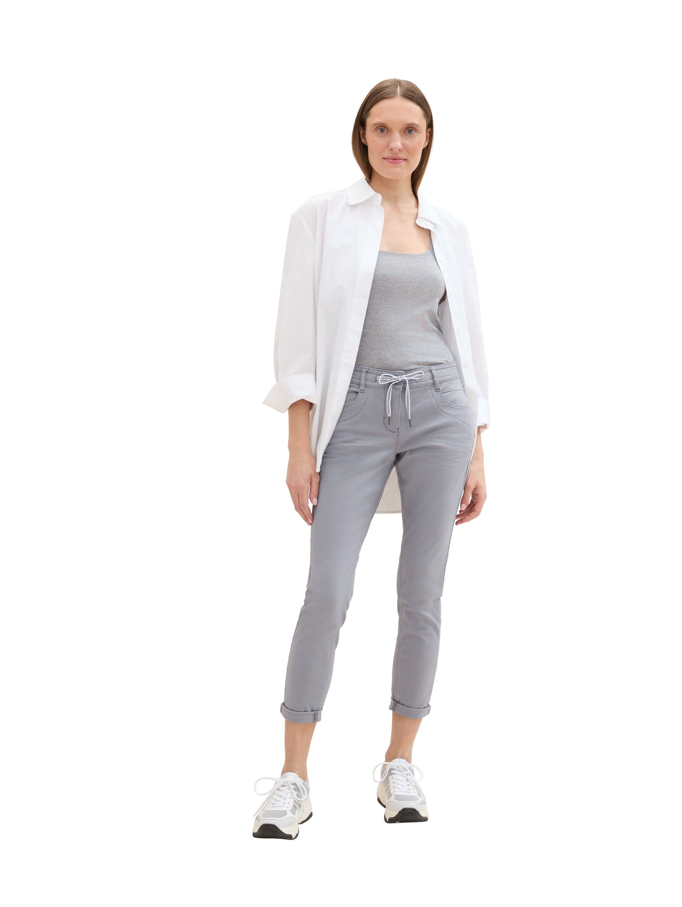 Thumbnail - TOM TAILOR 7/8-Hose "Tapered" mit Bindeband am Bündchen