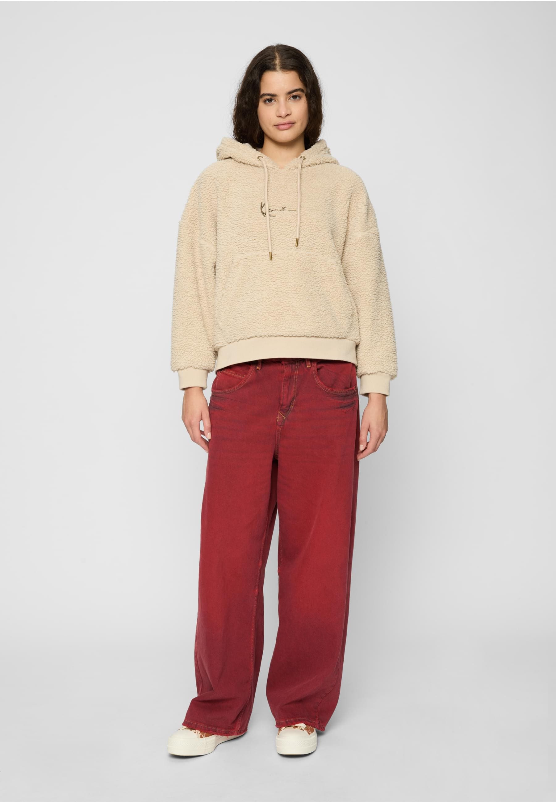 Karl Kani Kapuzenpullover »Karl Kani KW213-074-1 Signature Teddy OS Hoodie«, (1 tlg.)