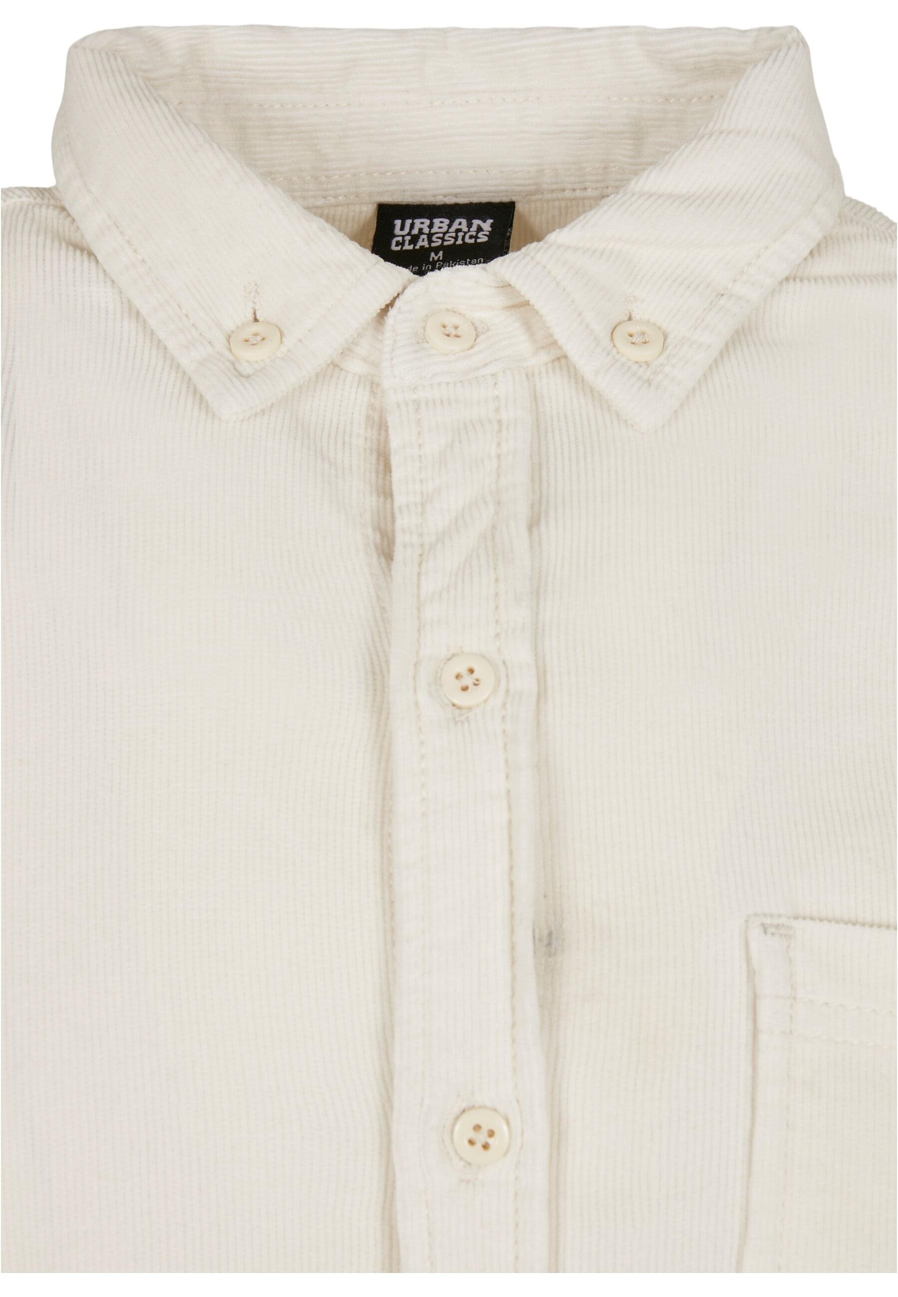 URBAN CLASSICS Langarmhemd »Urban Classics Herren Corduroy Shirt«, (1 tlg.)