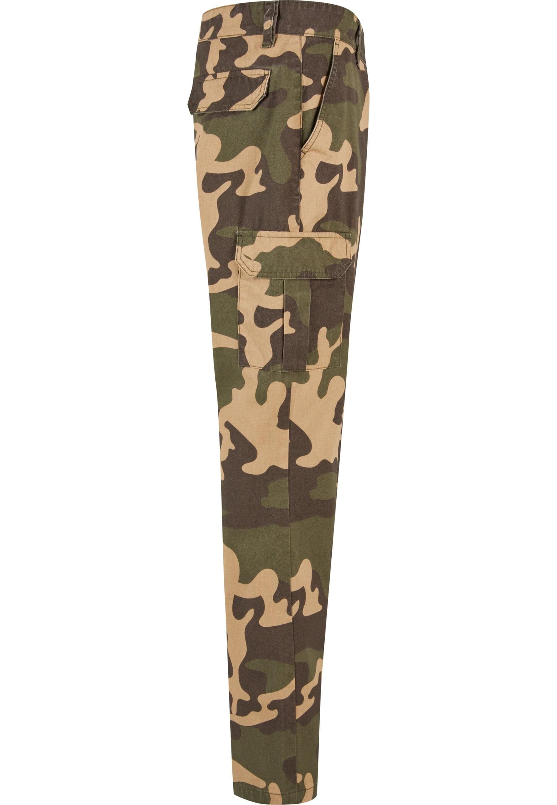 URBAN CLASSICS Cargohose »Urban Classics Herren Straight Leg Camo Cargo Pants«, (1 tlg.)