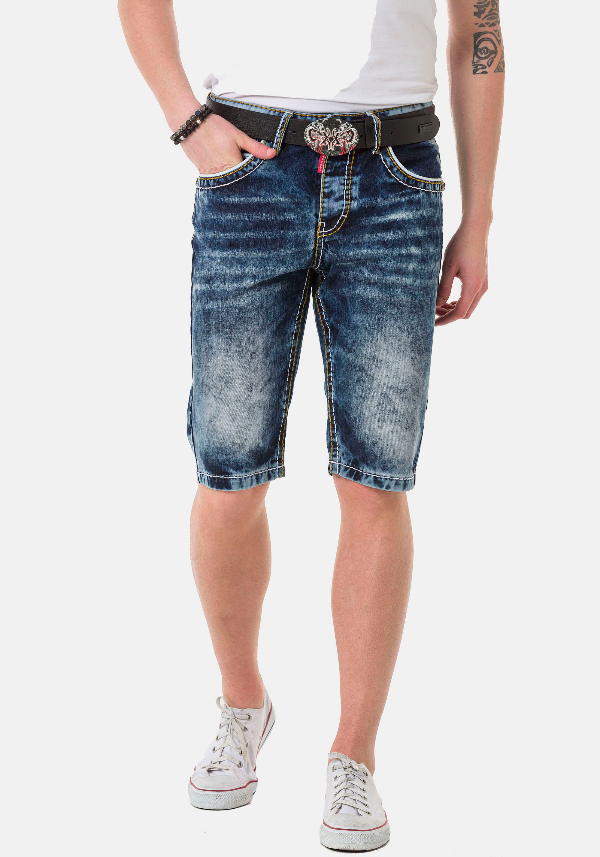 Cipo & Baxx Caprijeans günstig online kaufen