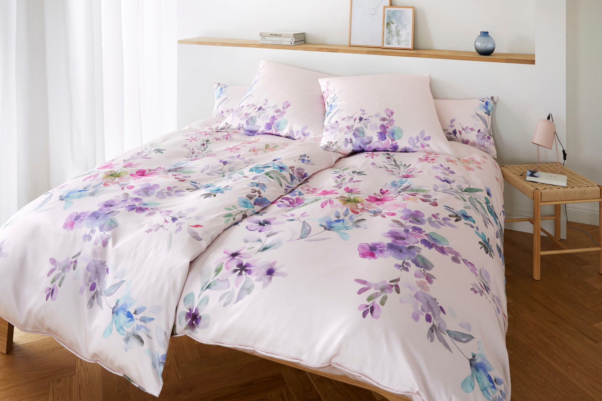 Elegante Bettwäsche "Amazing" 2 Stk. tlg. angenehmes Hautgefühl günstig online kaufen