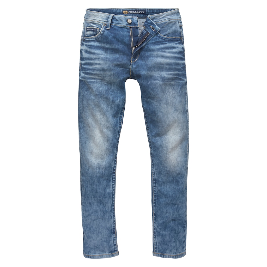 Cipo & Baxx Regular-fit-Jeans, mit markanter Waschung