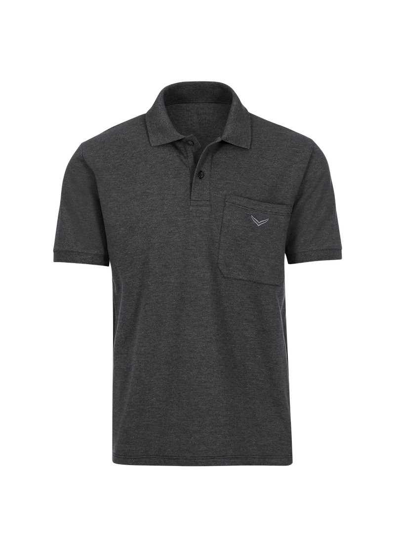 Trigema Poloshirt "TRIGEMA Polohemd mit Brusttasche" 1 Stk. tlg. günstig online kaufen