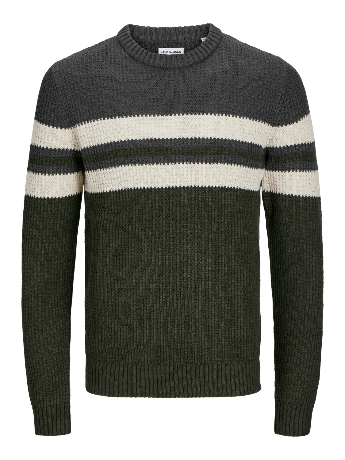Jack & Jones Rundhalspullover »JJSANDER KNIT CREW NECK«