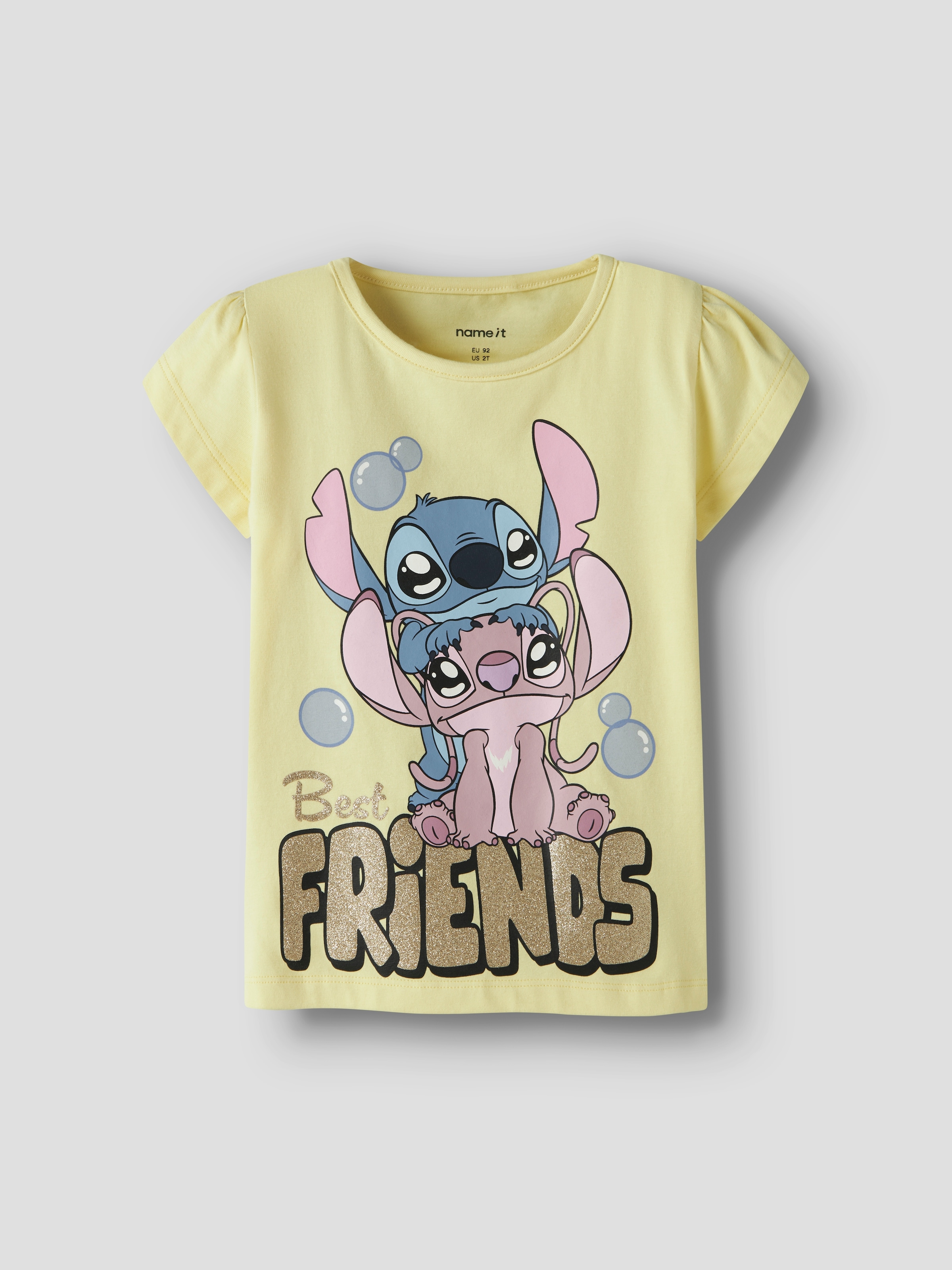 Name It Kurzarmshirt »NMFFUBA STITCH SS TOP BOX NOOS WDI« Baumwollmischung, mit Stitch Druck