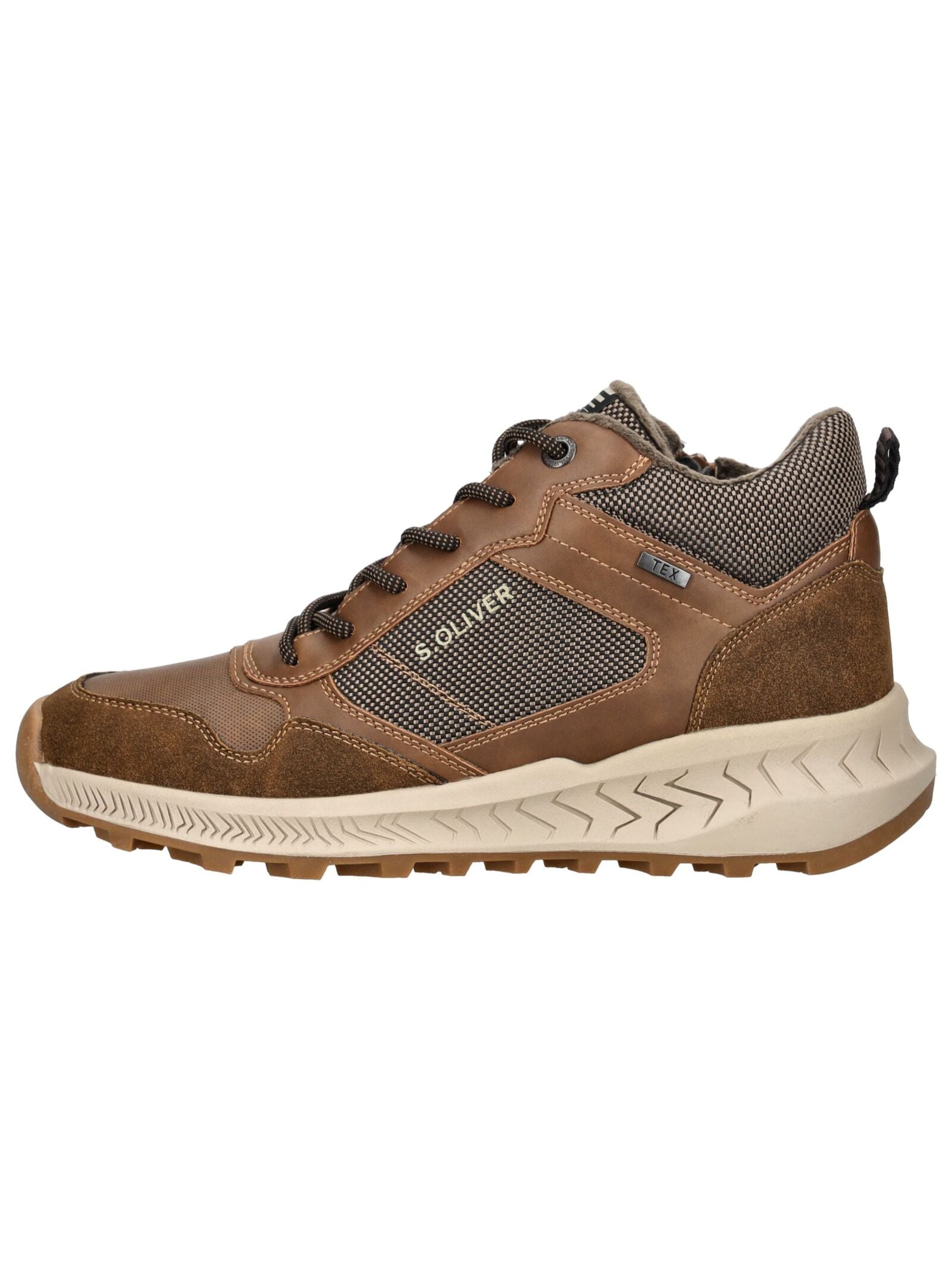s.Oliver Schnürstiefelette »s.Oliver Stiefelette Lederimitat/Textil«