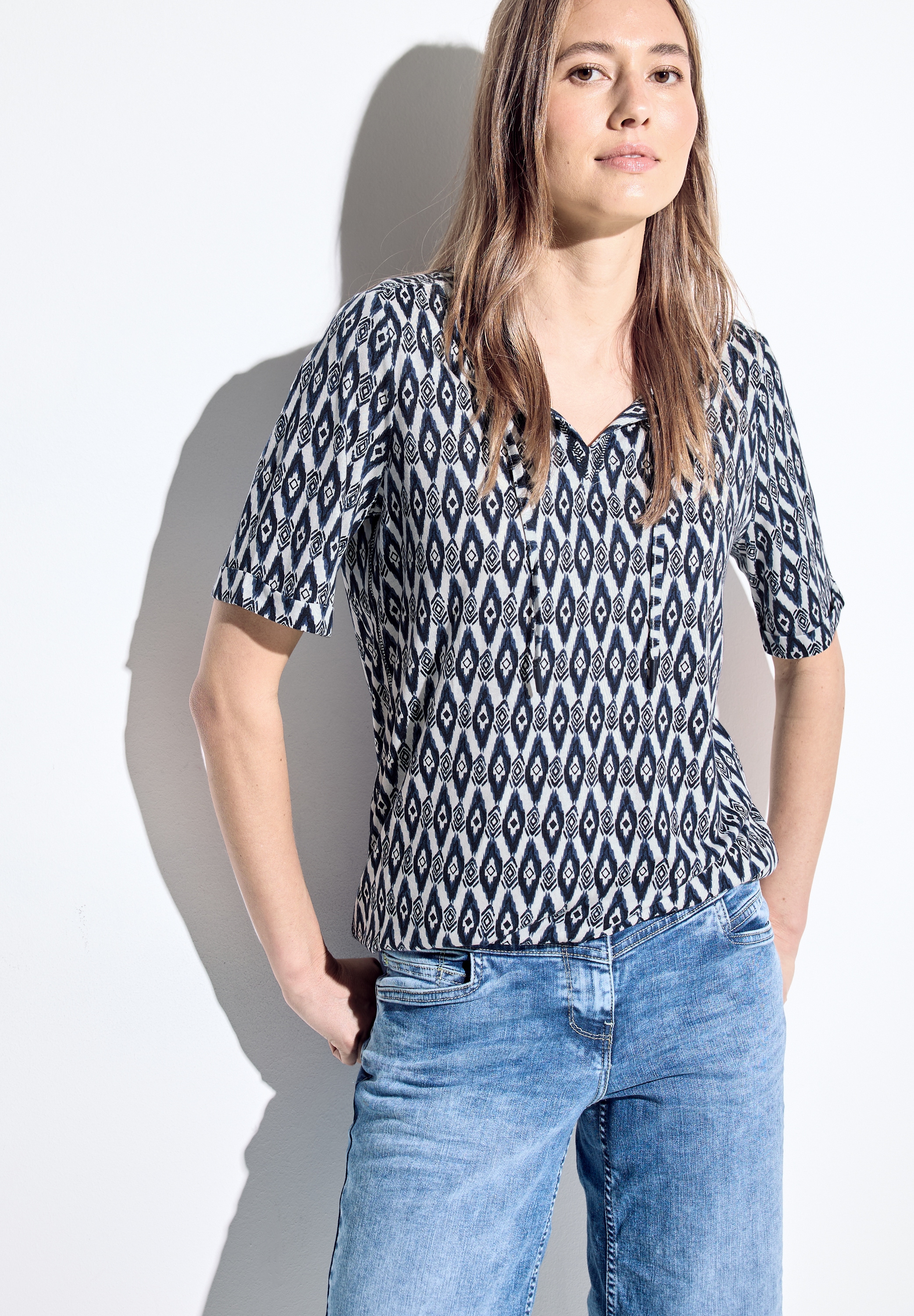 Cecil Print-Shirt, mit Minimal-Print günstig online kaufen