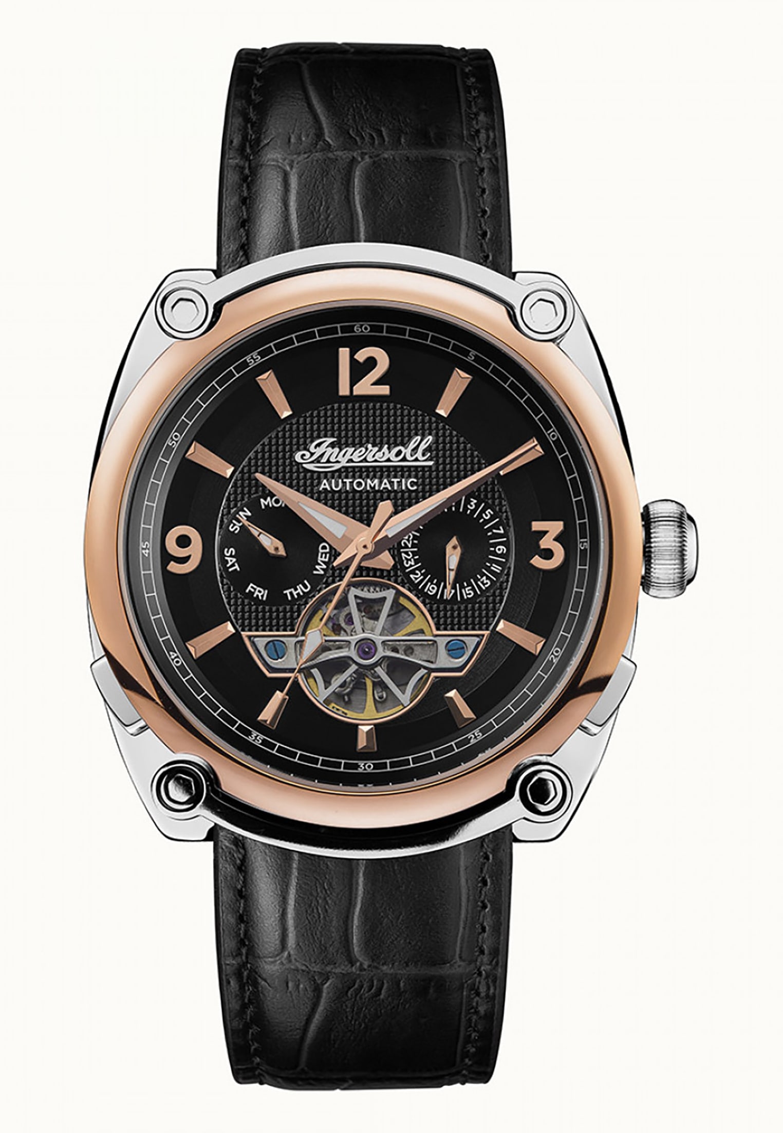 Ingersoll Chronograph »THE MICHIGAN AUTOMATIC I01102B«, wasserabweisend