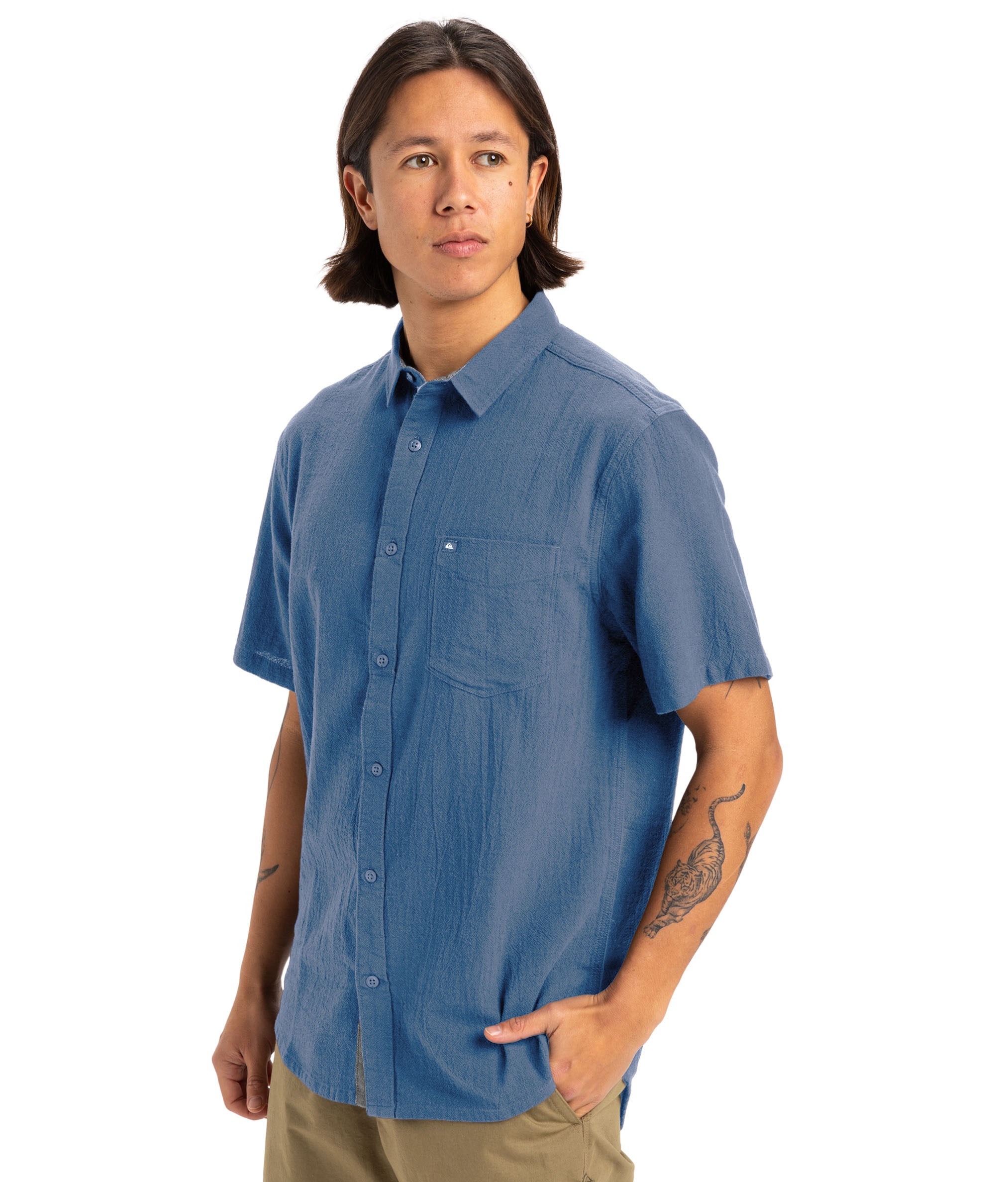 Quiksilver Kurzarmhemd "TIME BOX", 1 Stk. günstig online kaufen