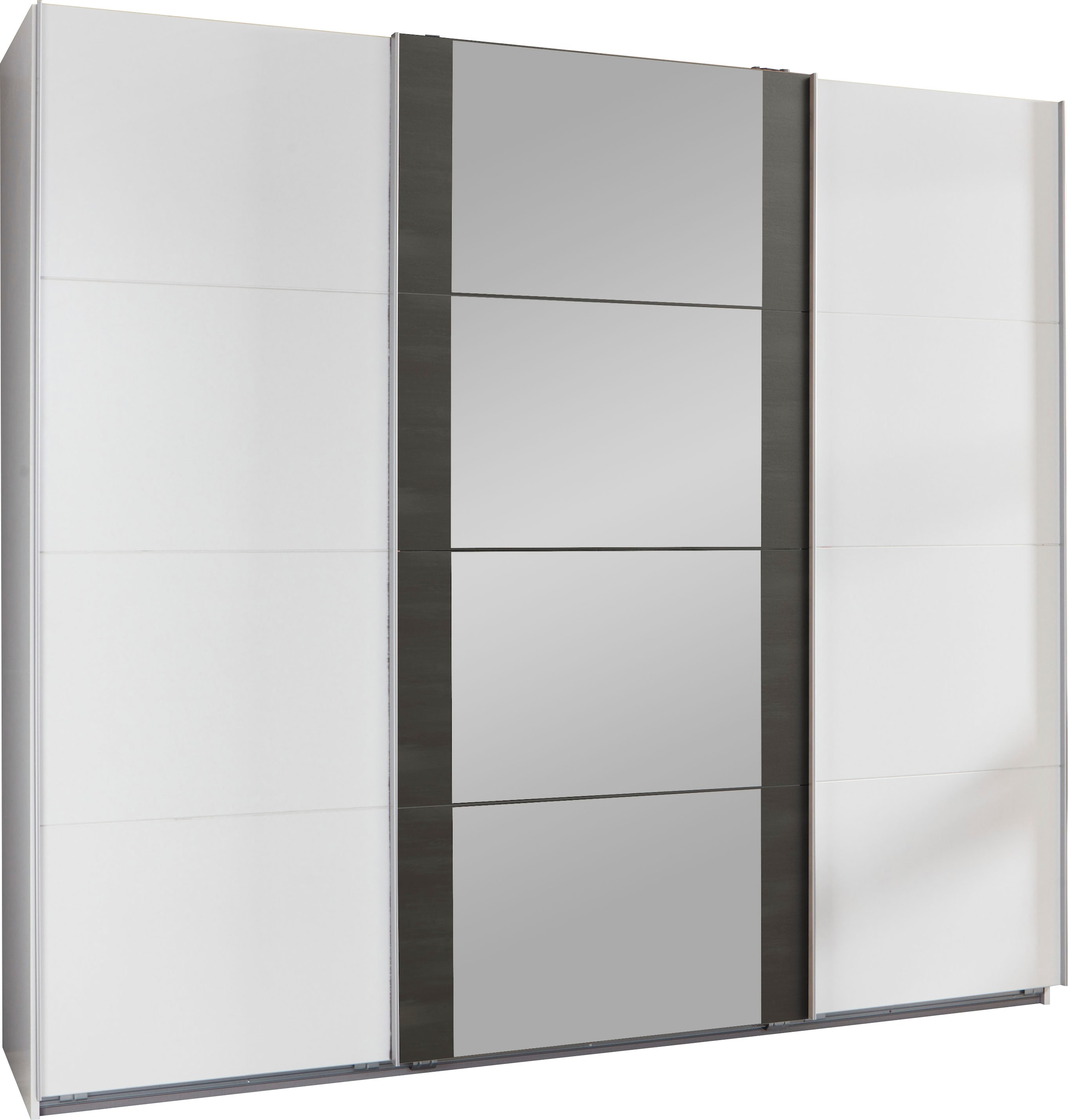 Wimex Schwebetürenschrank "Bern Schiebetürenschrank" Schrank mit zusätzlicher Innenausstattung, Garderobe