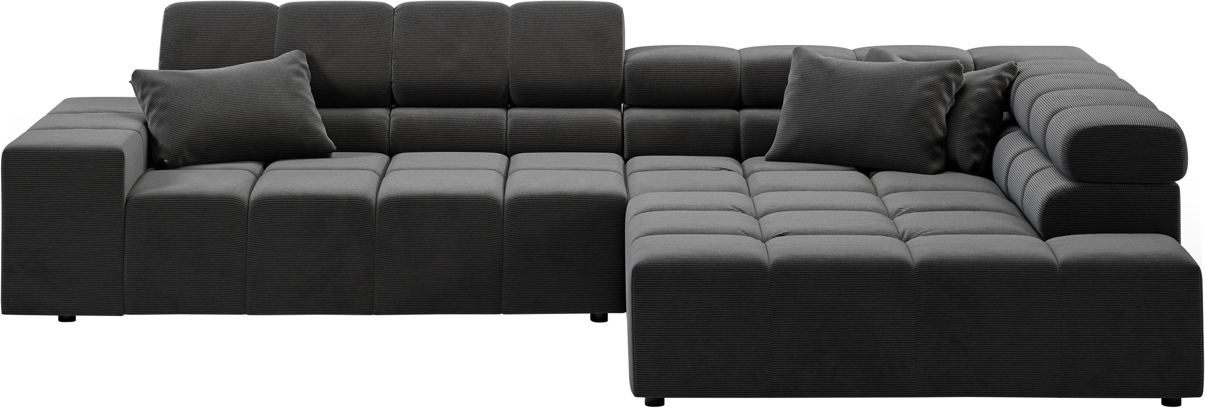 INOSIGN Ecksofa »Ancona incl. Kopfteilverstellung, OTTOs Choice, Breite 319cm, L-Form«, wahlweise motorische Sitztiefenverstellung, auch in Cord + Easy Care
